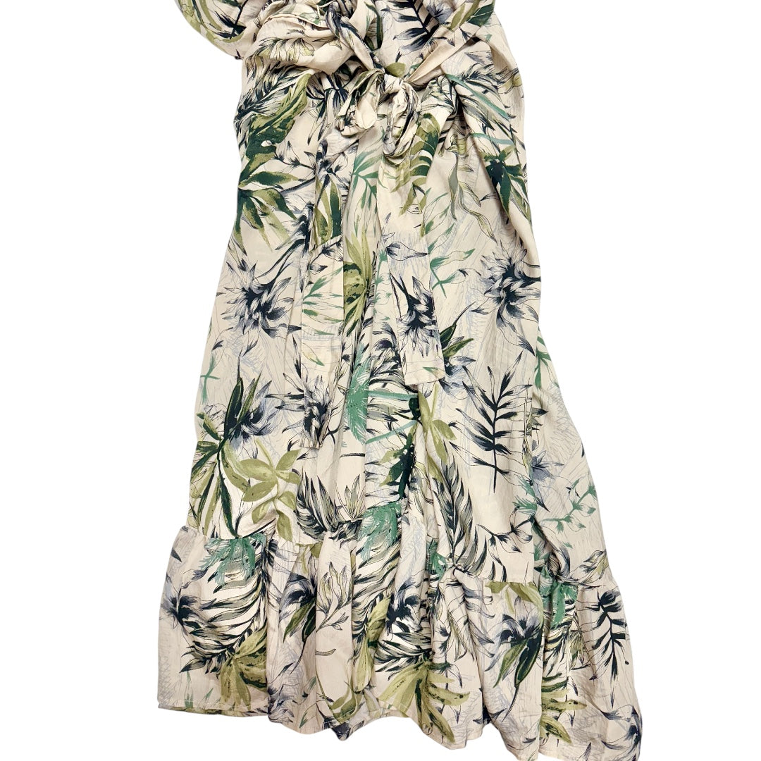 Paulina Mix Dress Beige/Olive