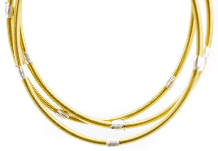 Gold Beaded Dia Bracelet Set of 3