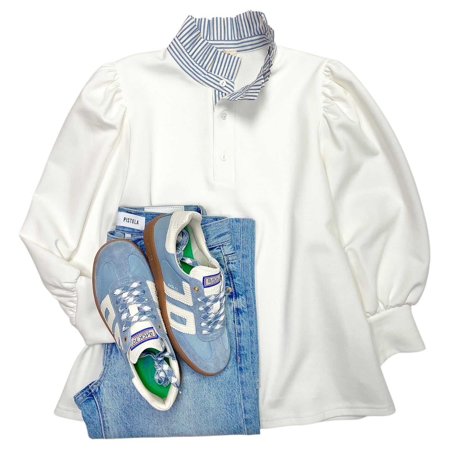 Nova Sweater Top Off White