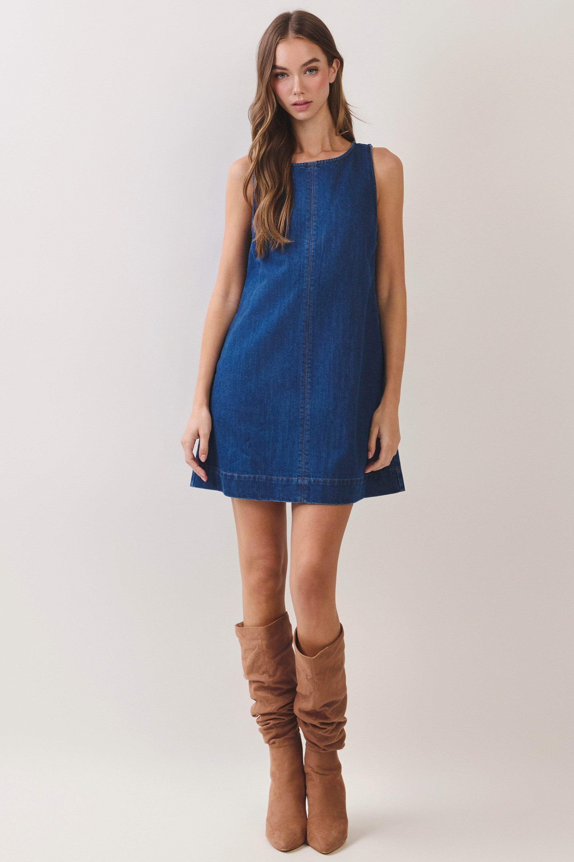 Annika Dress Denim