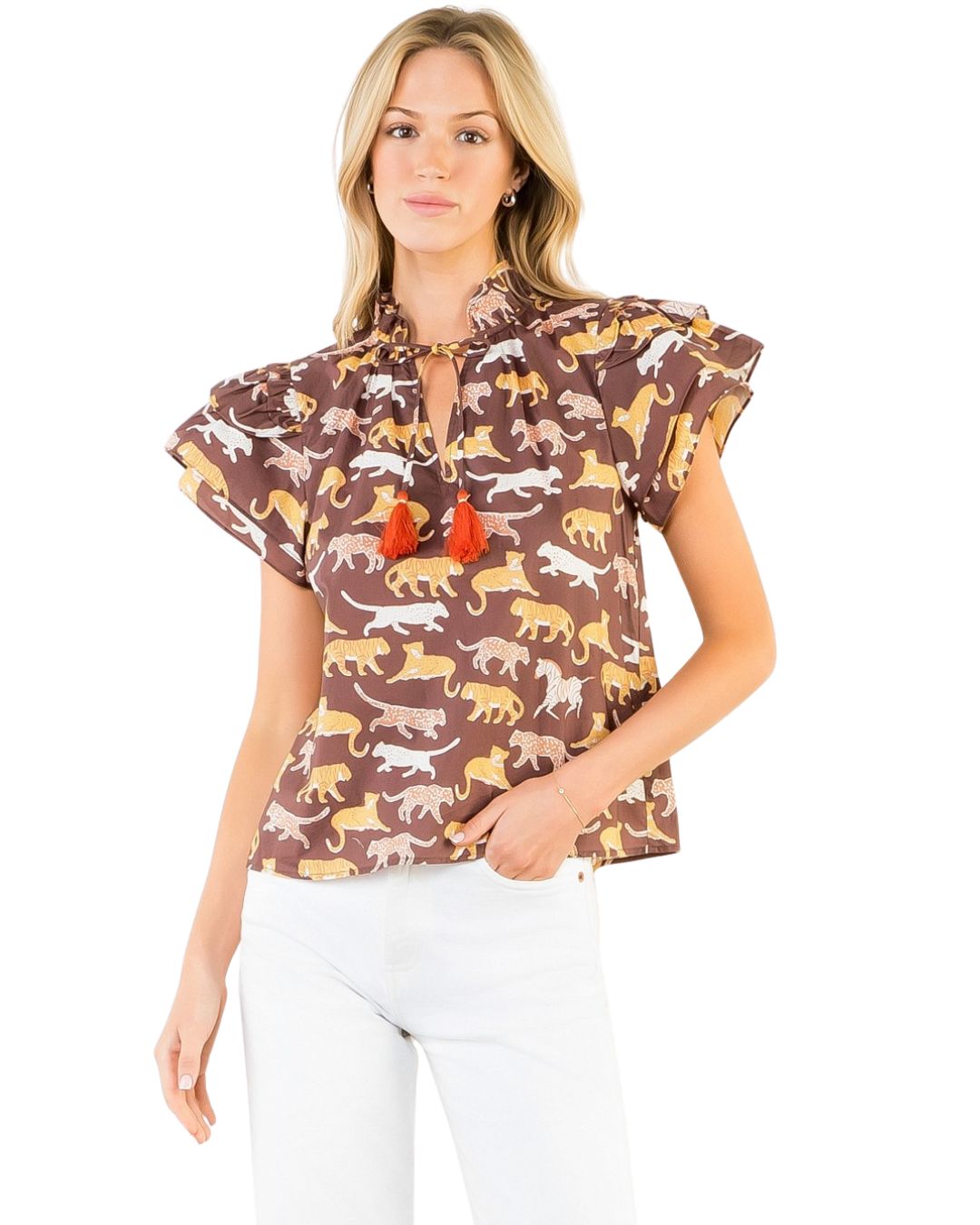 Raquel Top Brown