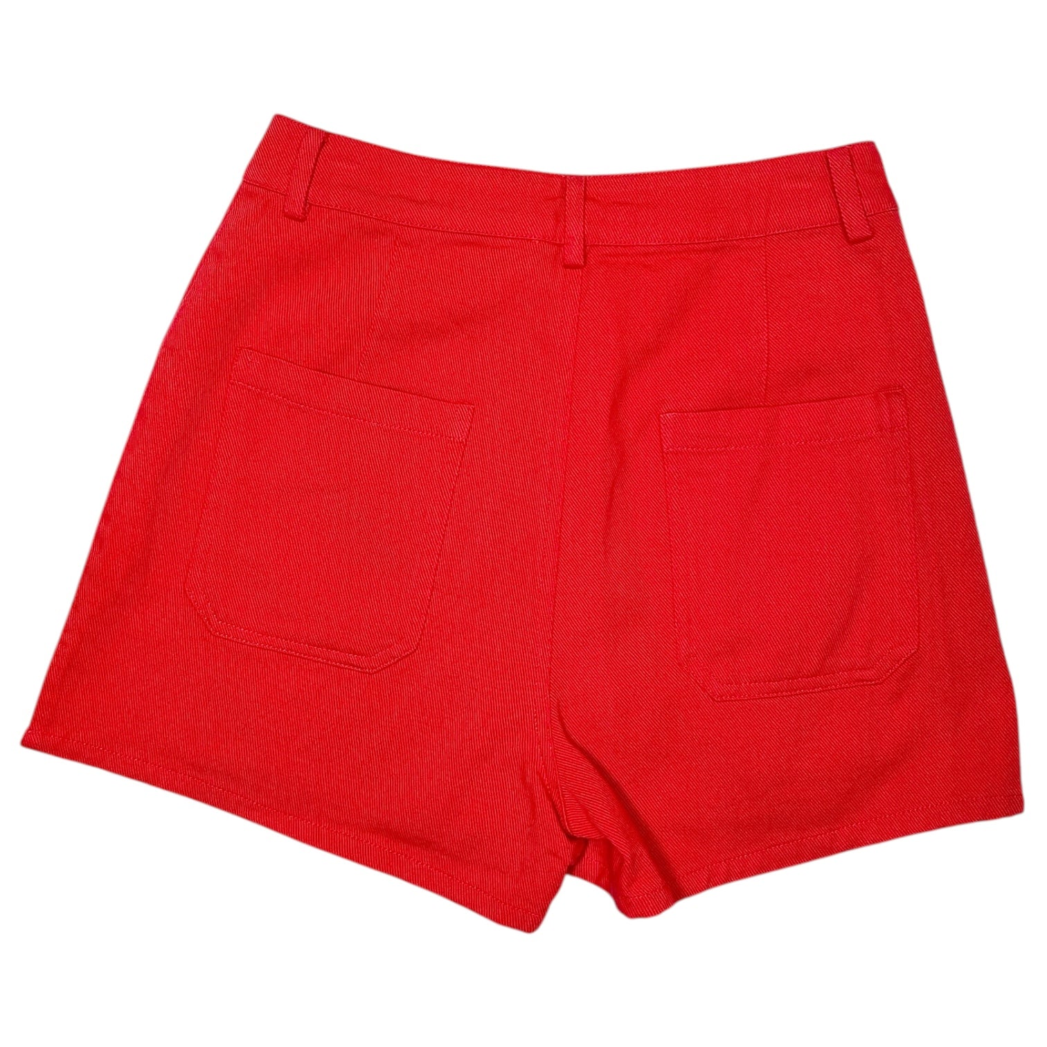 Lollie Denim Shorts Red