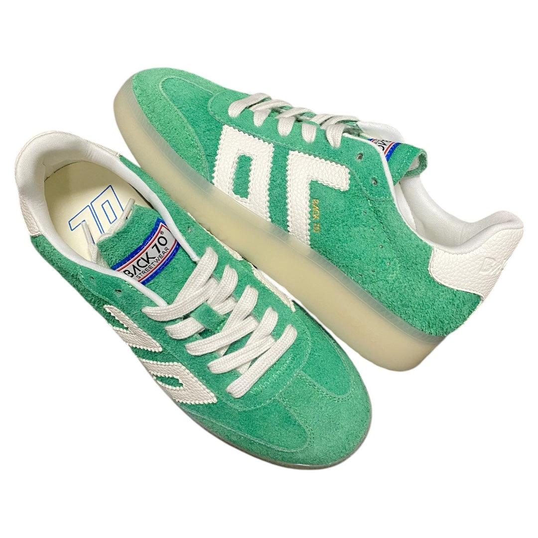 Platform Lace Up Sneaker Green