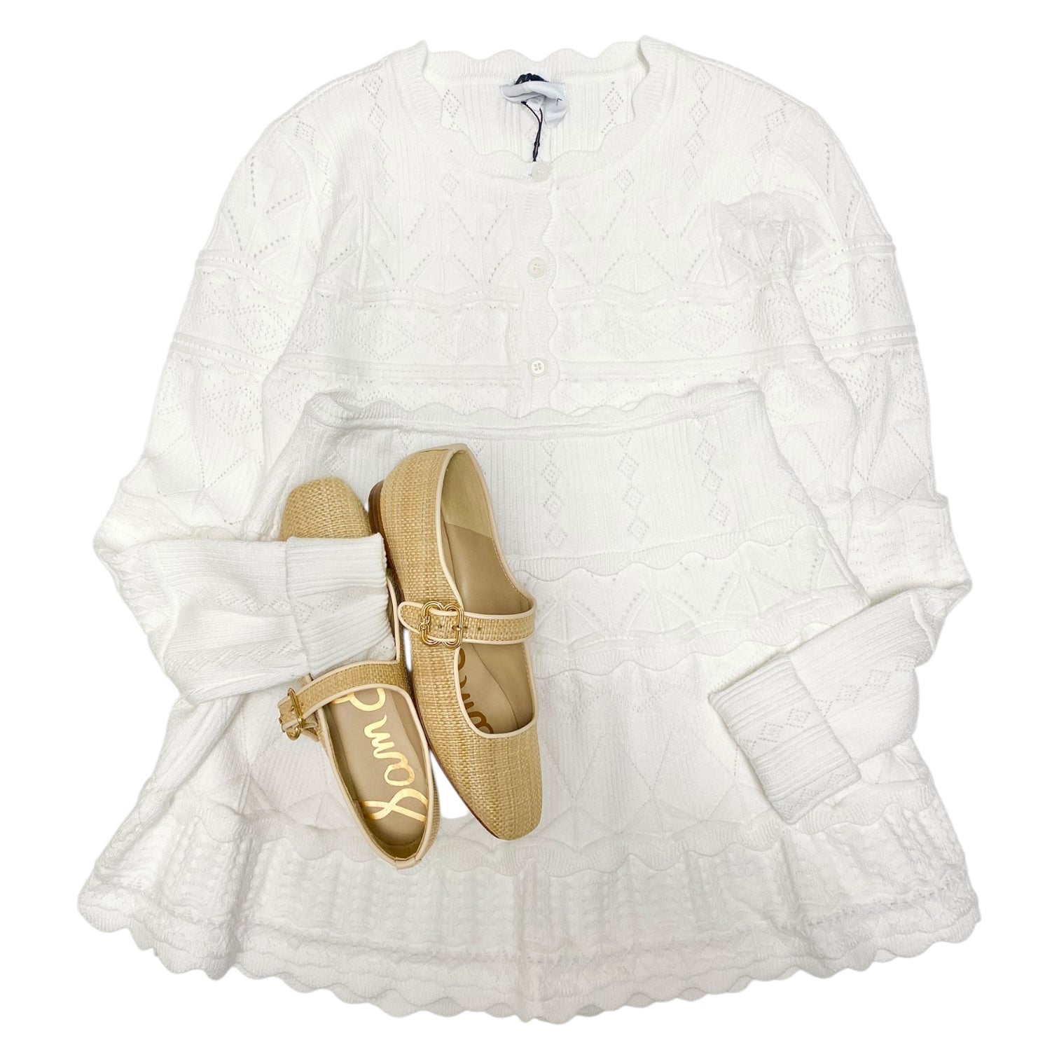 Cardigan Mini Skirt Set