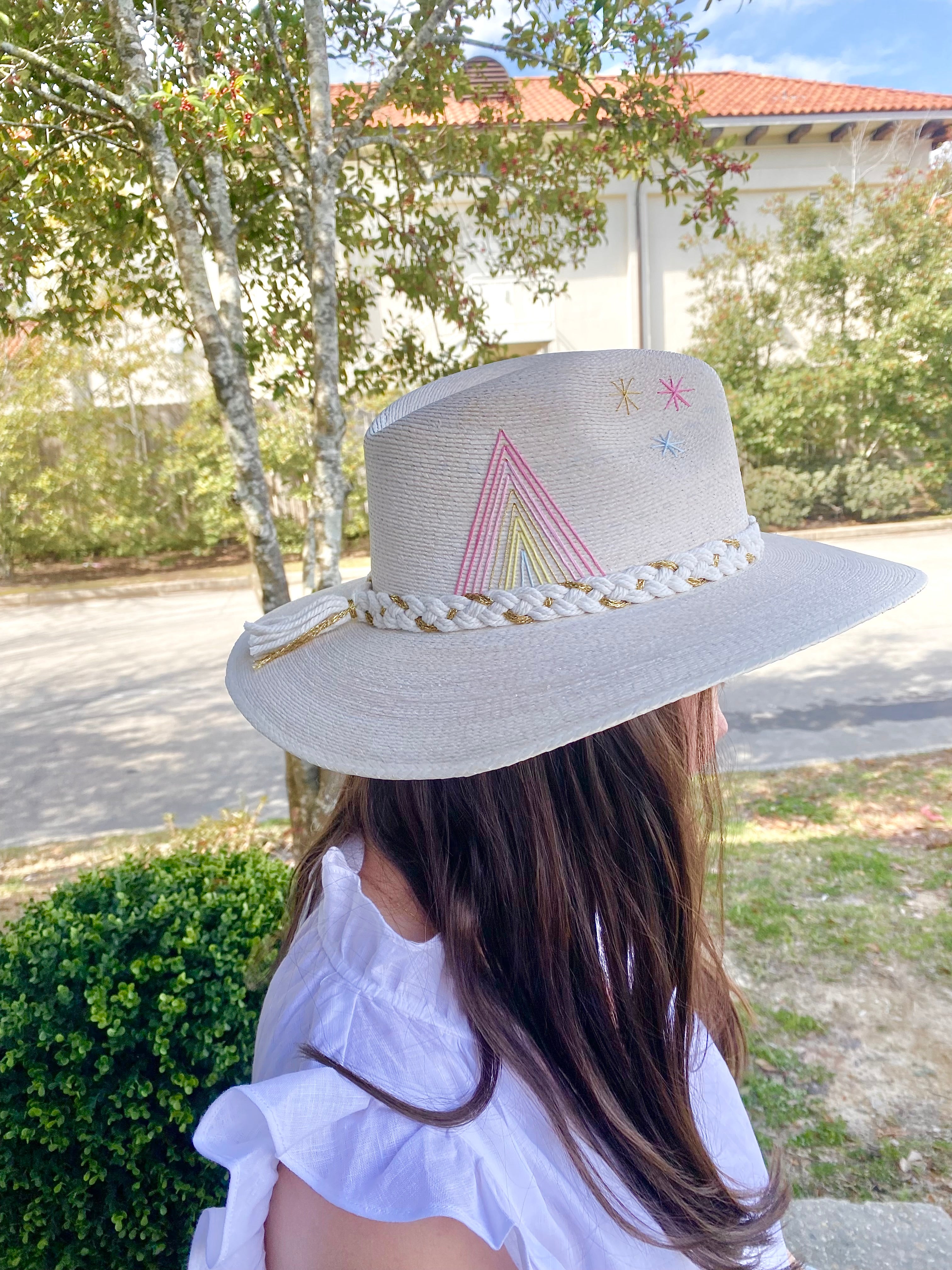 Palm Hat - Triangle Burst