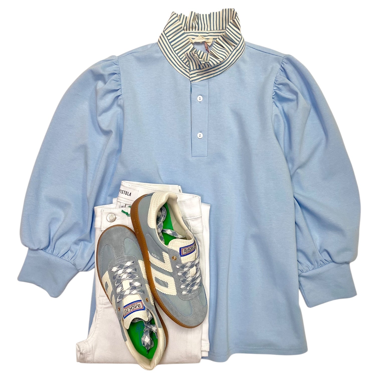Nova Sweater Top Blue