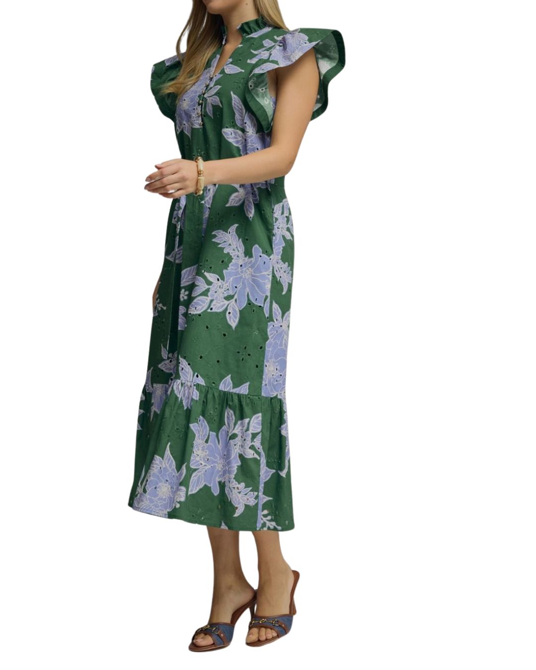 Winifred Dress H Green