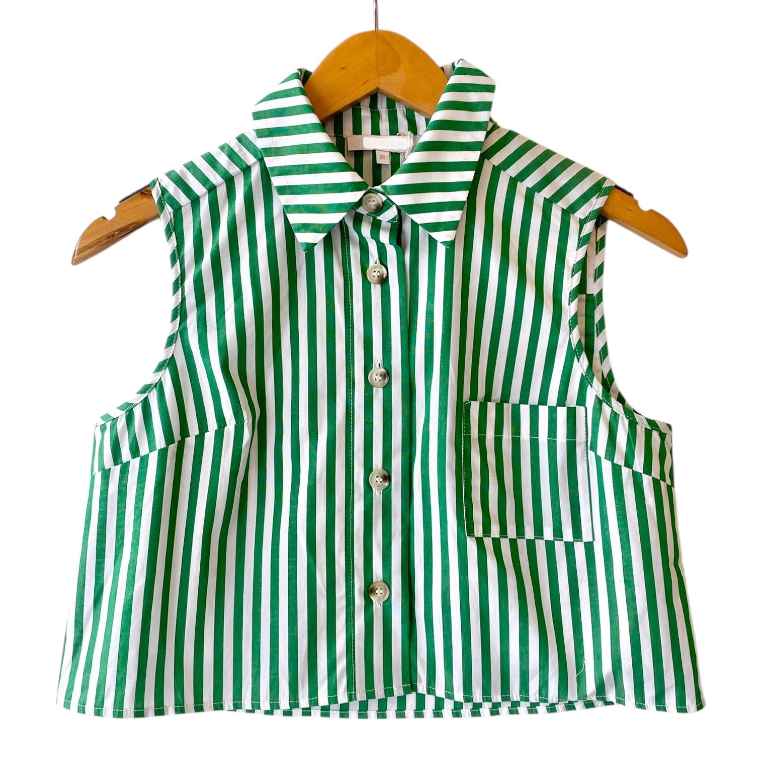 Arden Stripe Shirt Green