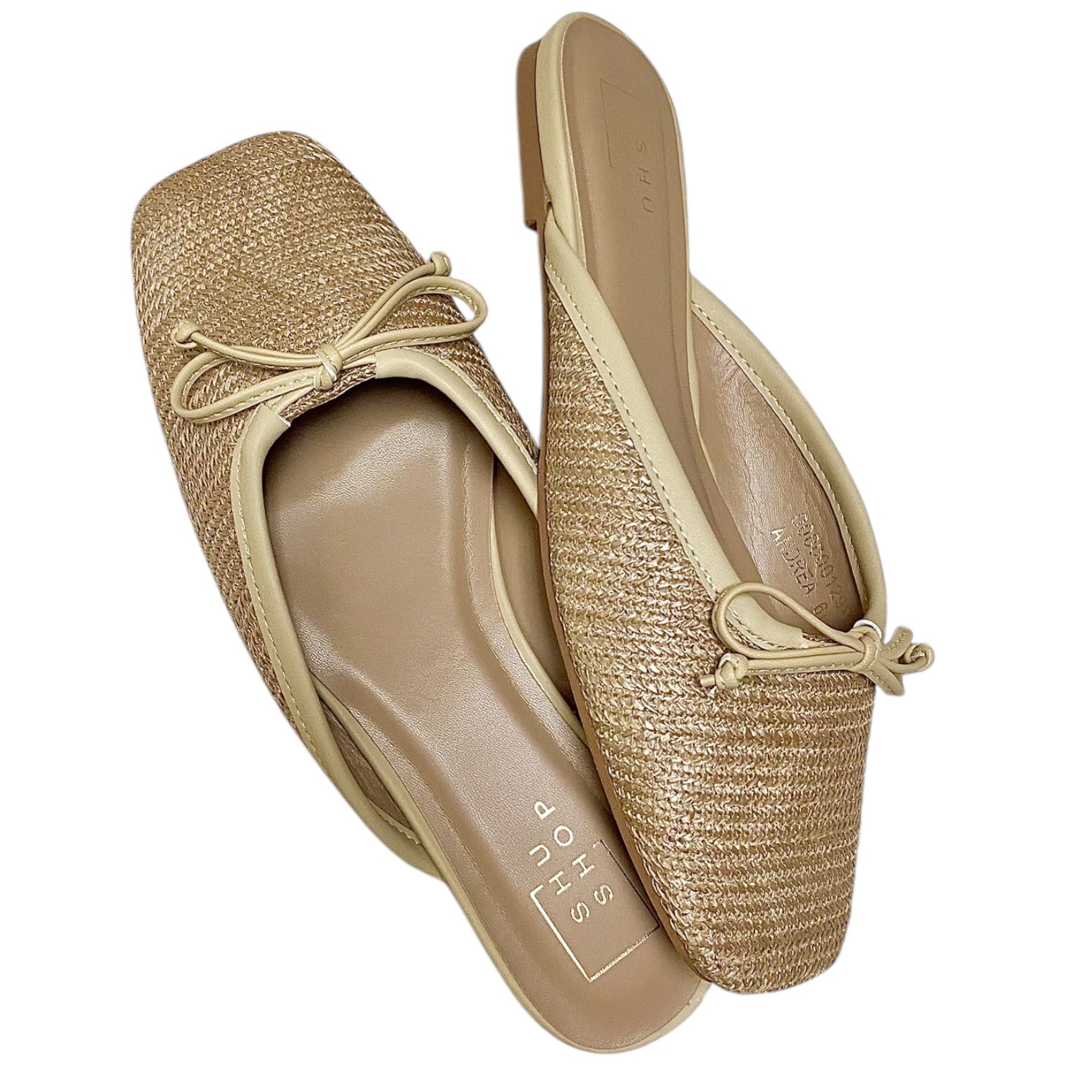 Woven Mule Natural Woven