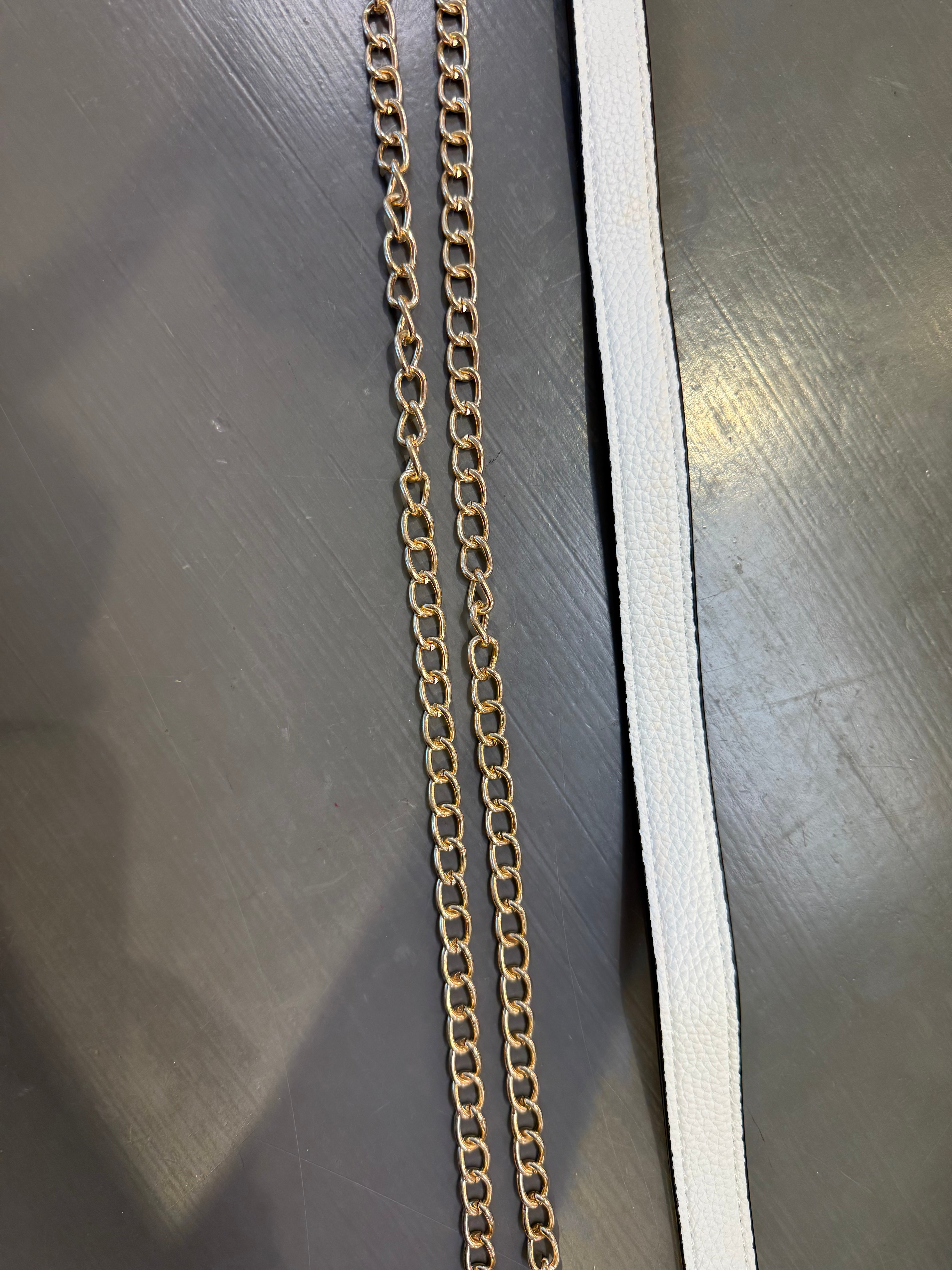 Rectangle Crossbody Bag Gold