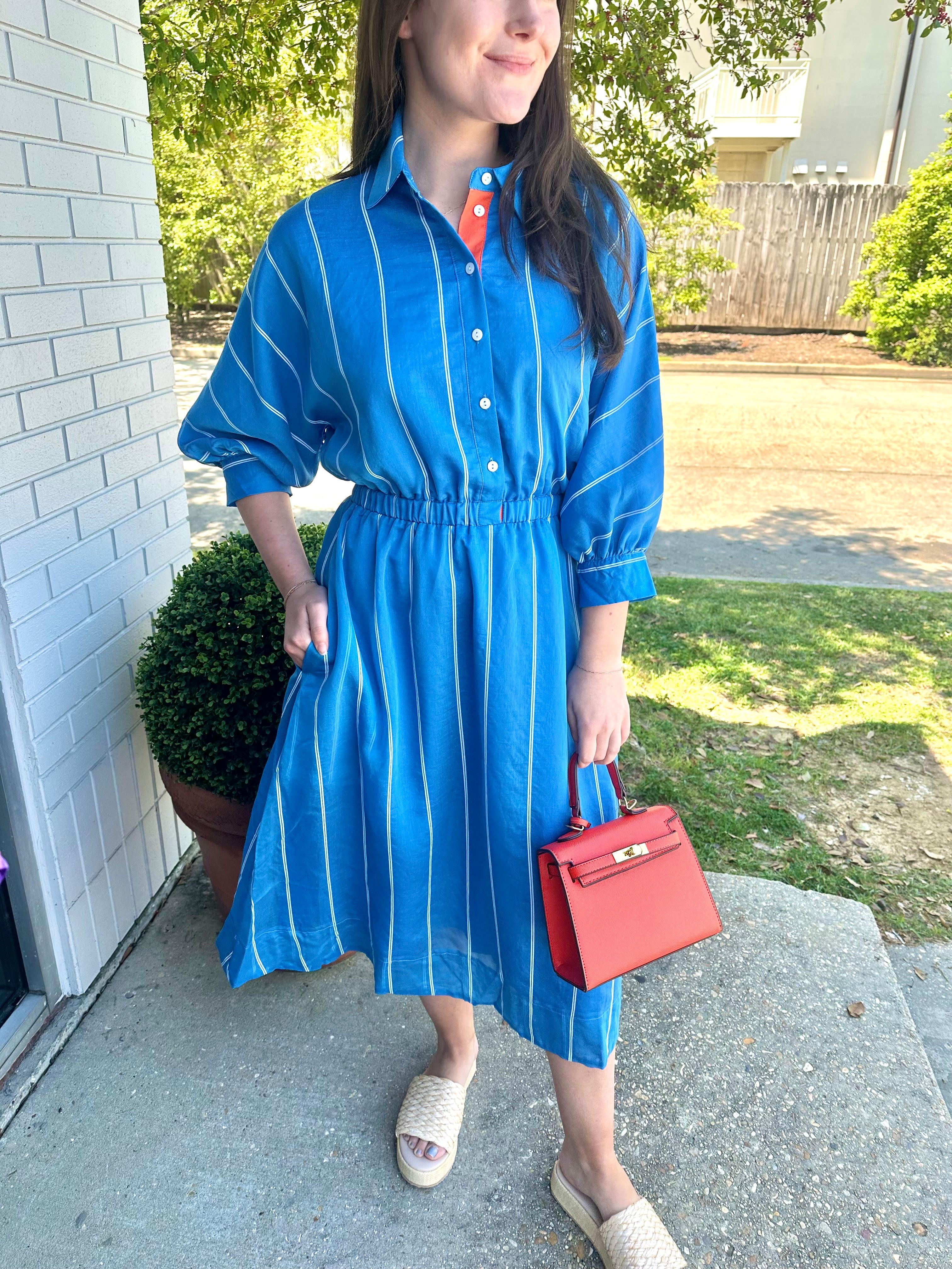 Charm Dress Blue