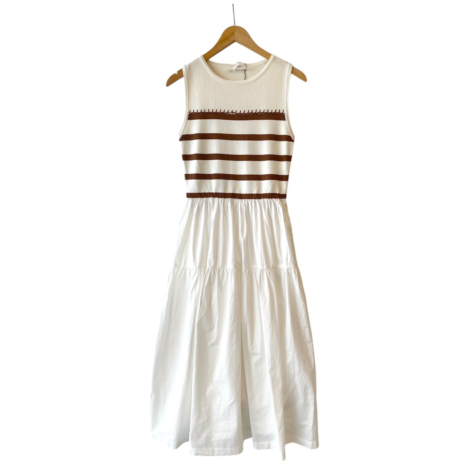 Cindy Midi Dress Mocha Brown
