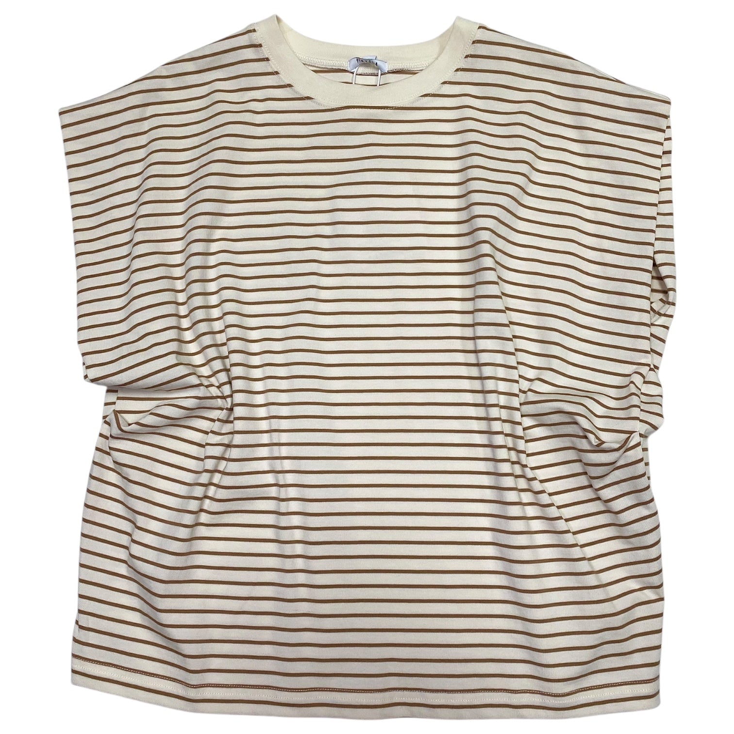 Trina Muscle Tee Sable Stripe