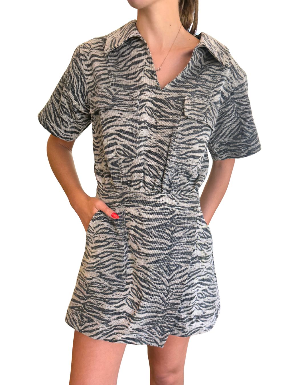 Noa Romper Black/Brown