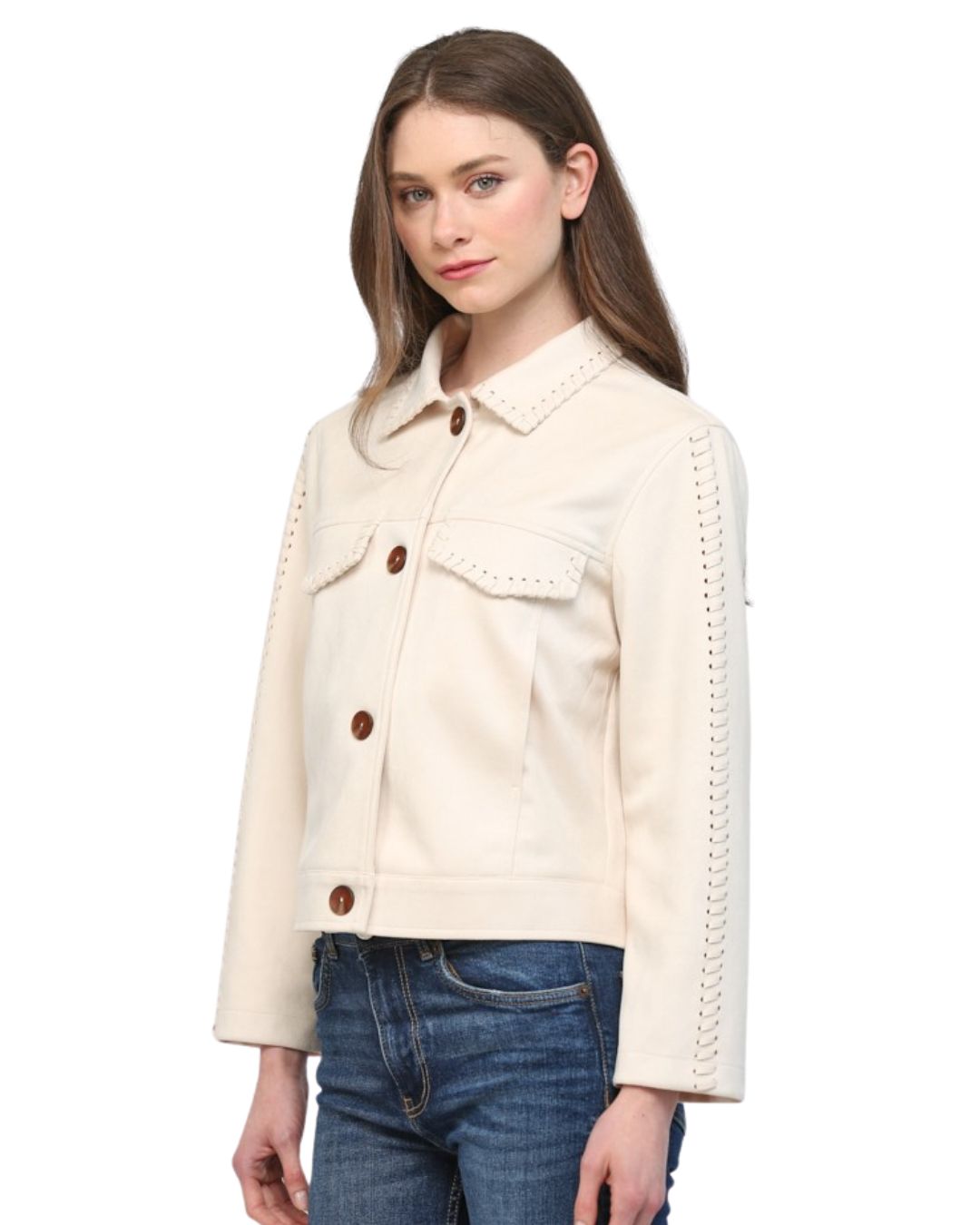 Suki Jacket Ecru