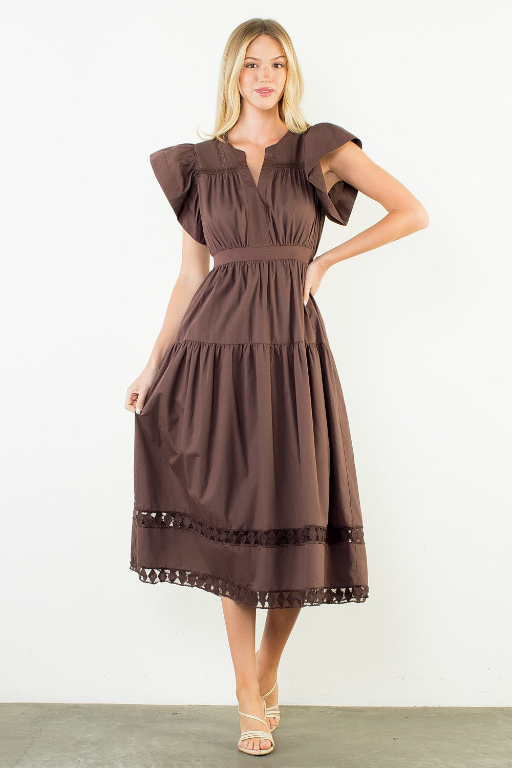 Bria Dress Brown