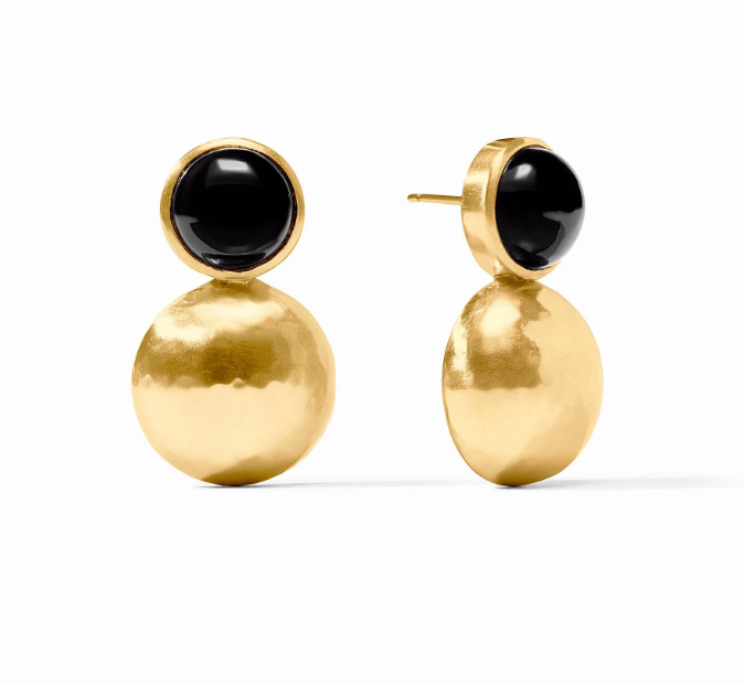 Solara Midi Earring Obsidian Black