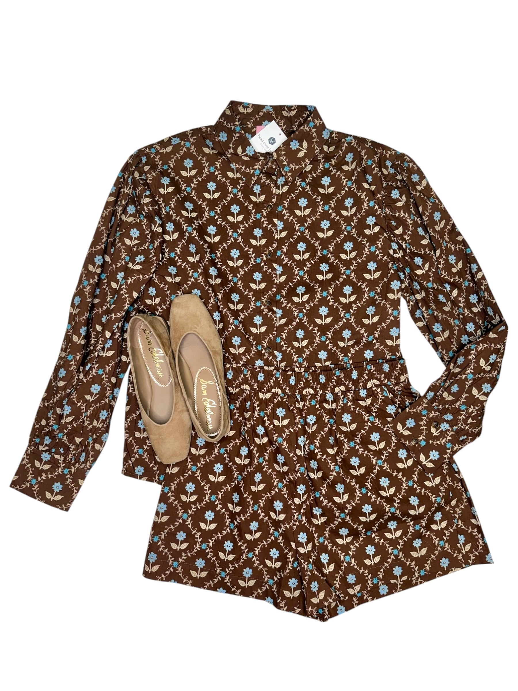 Meriah Top Brown