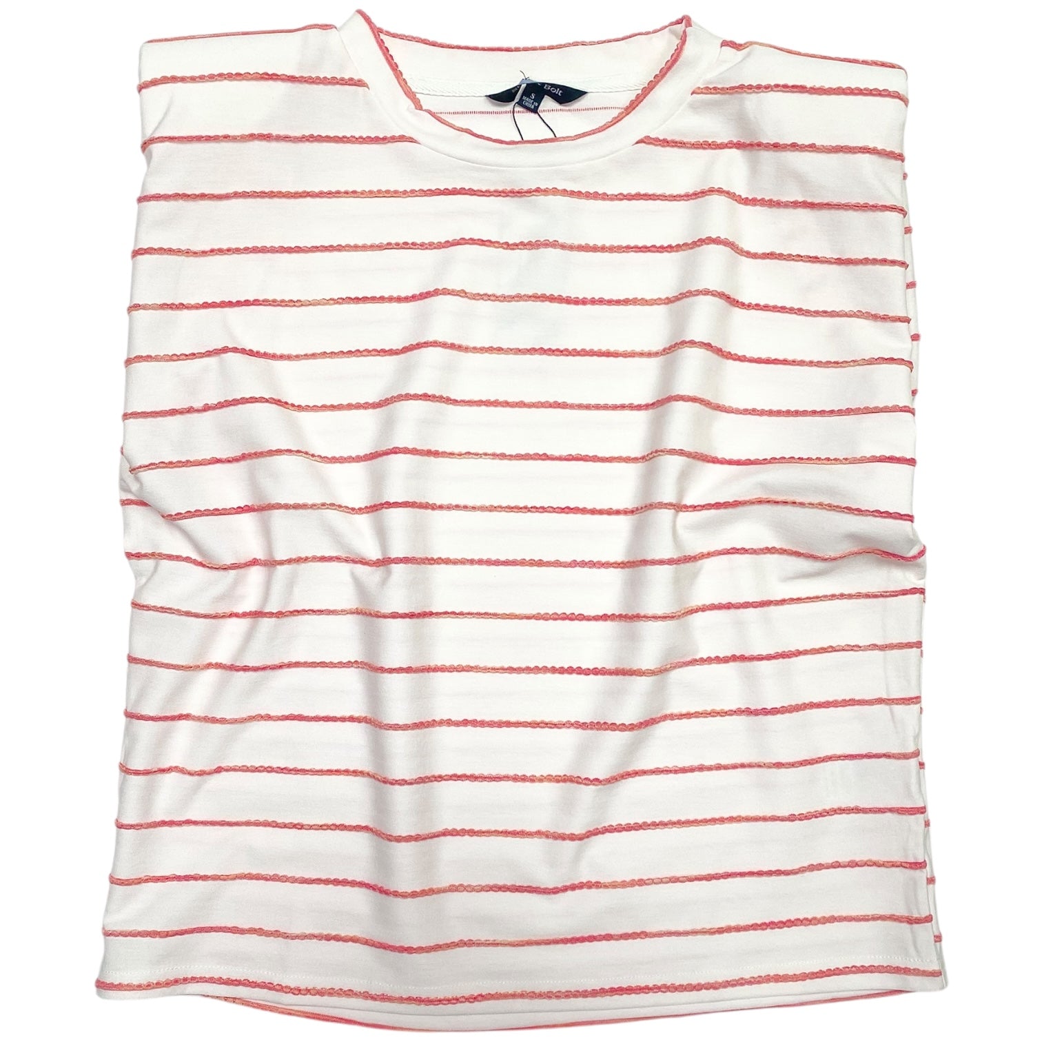 Shoulder Pad Tee White/Red