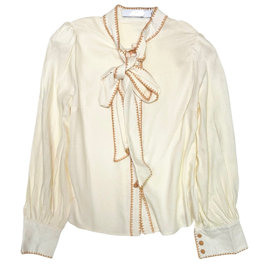 Carmen Tie Blouse