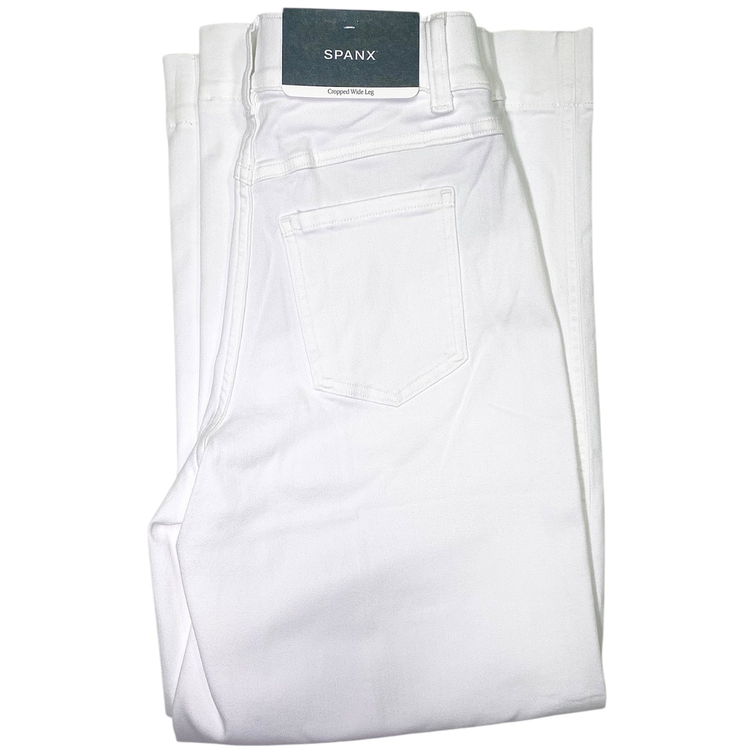 Crop Wide Leg Jeans White