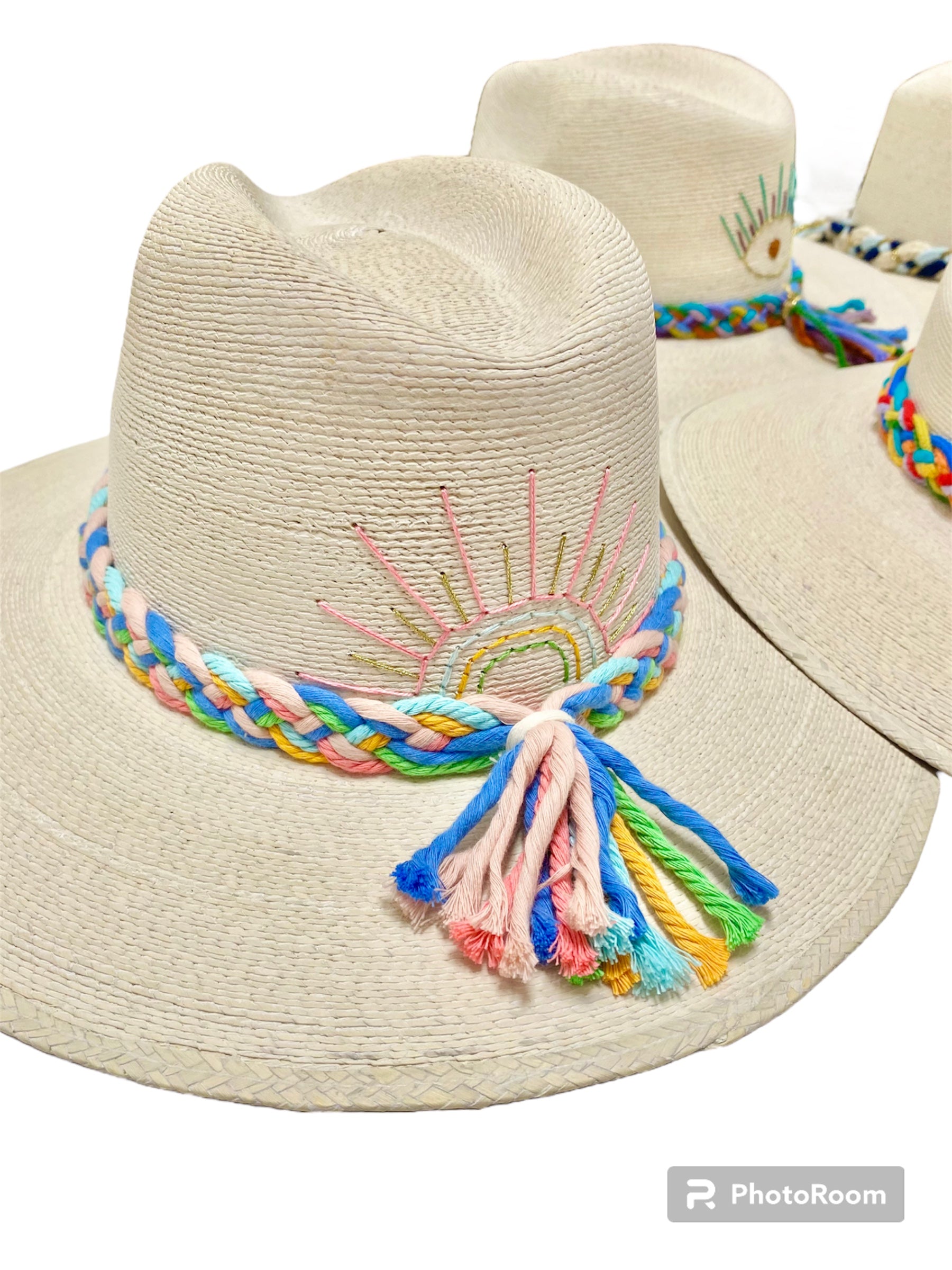 Summer Embroidered Hats
