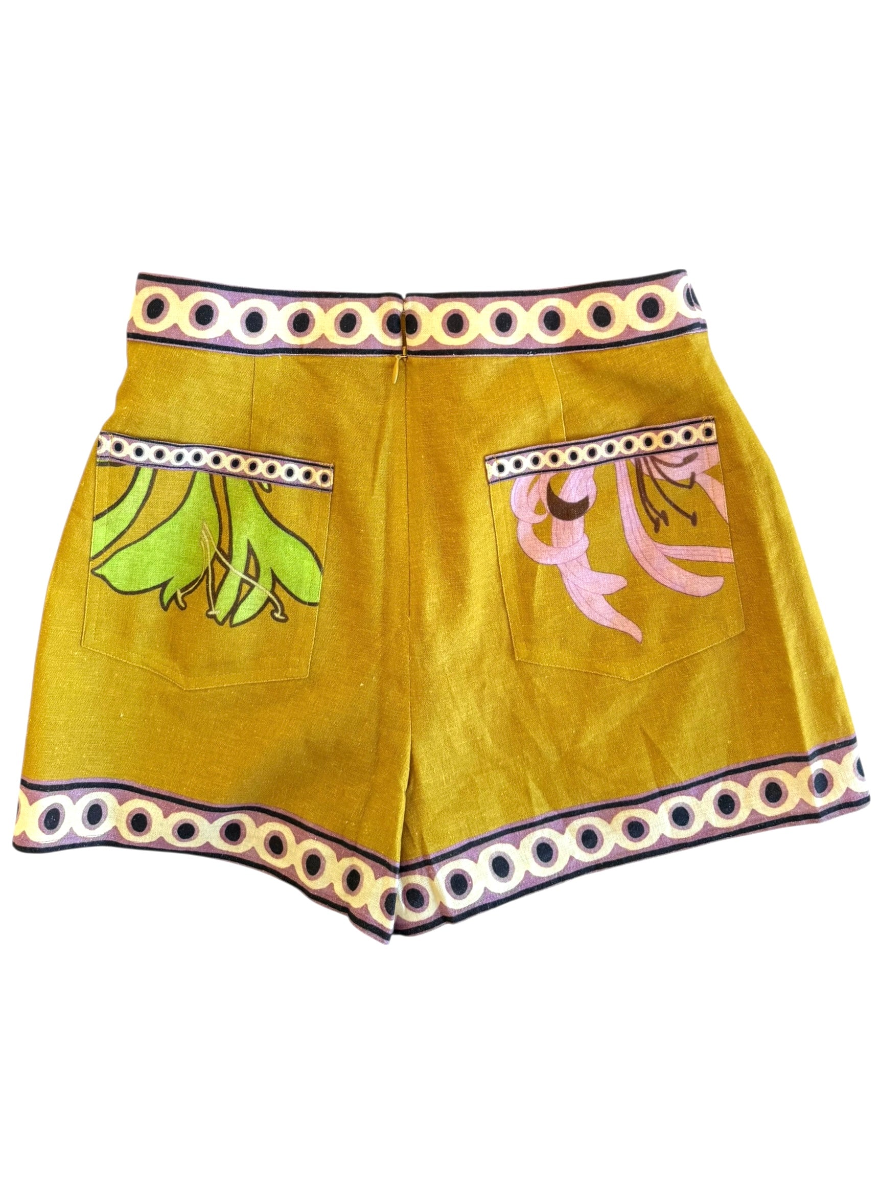 Elara Floral Skort Yellow Combo