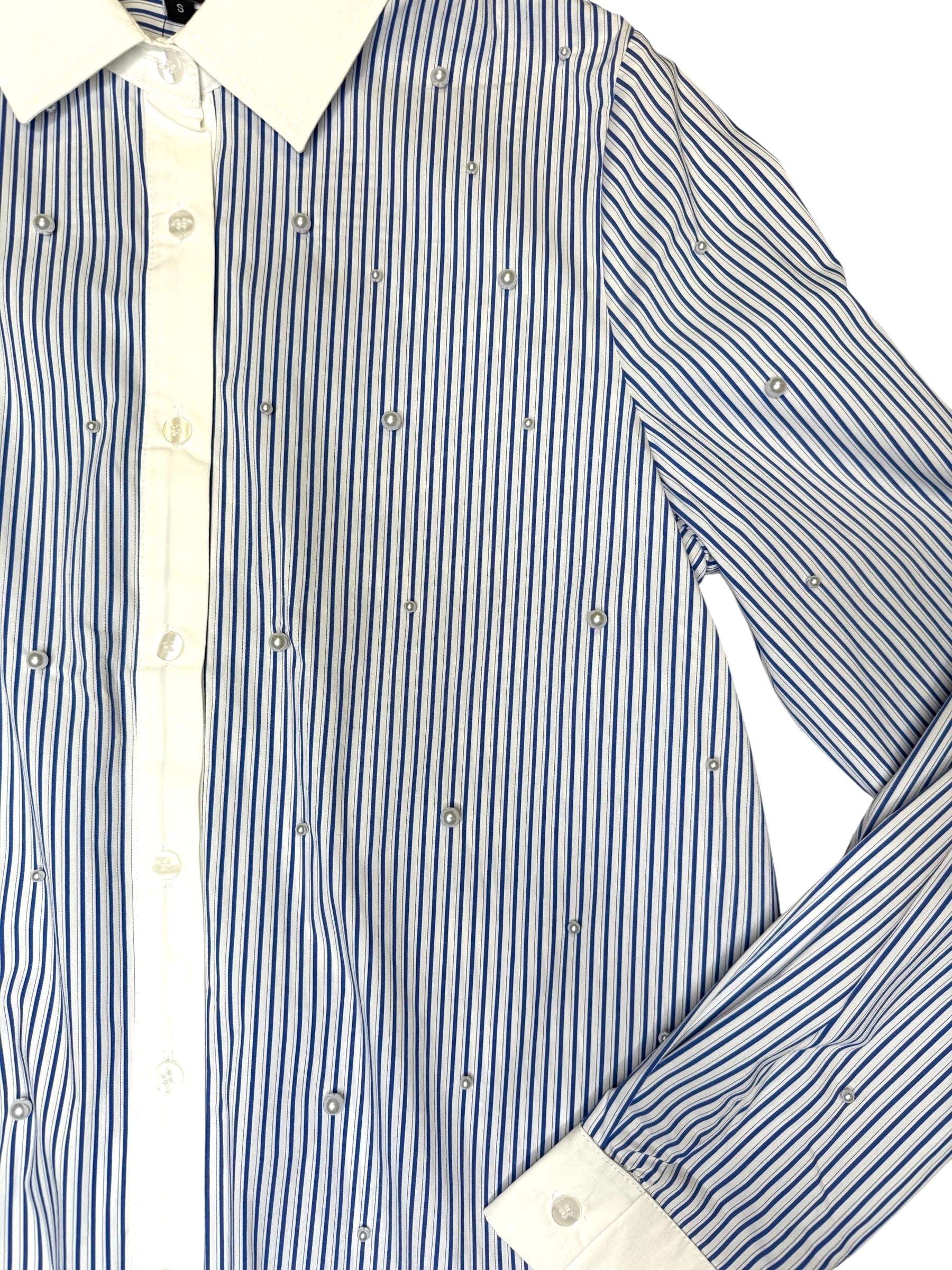 Frannie Shirt Blue/White