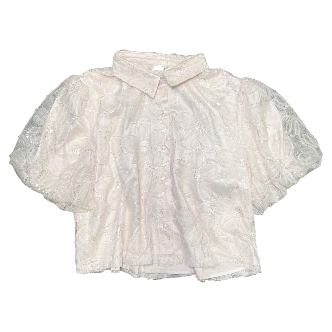 Dalma Embroidery Top Cream