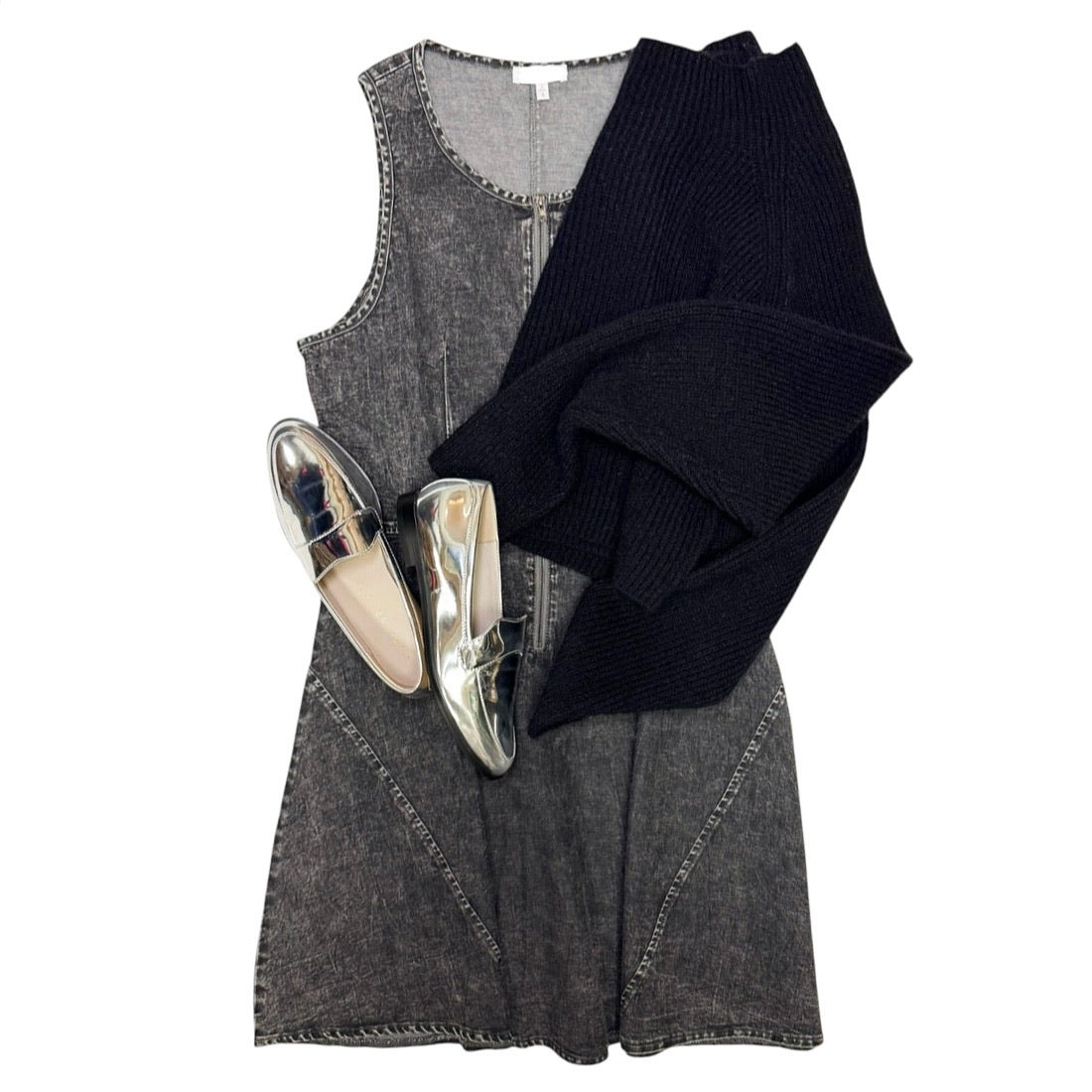 Alanis Distressed Knit Dress