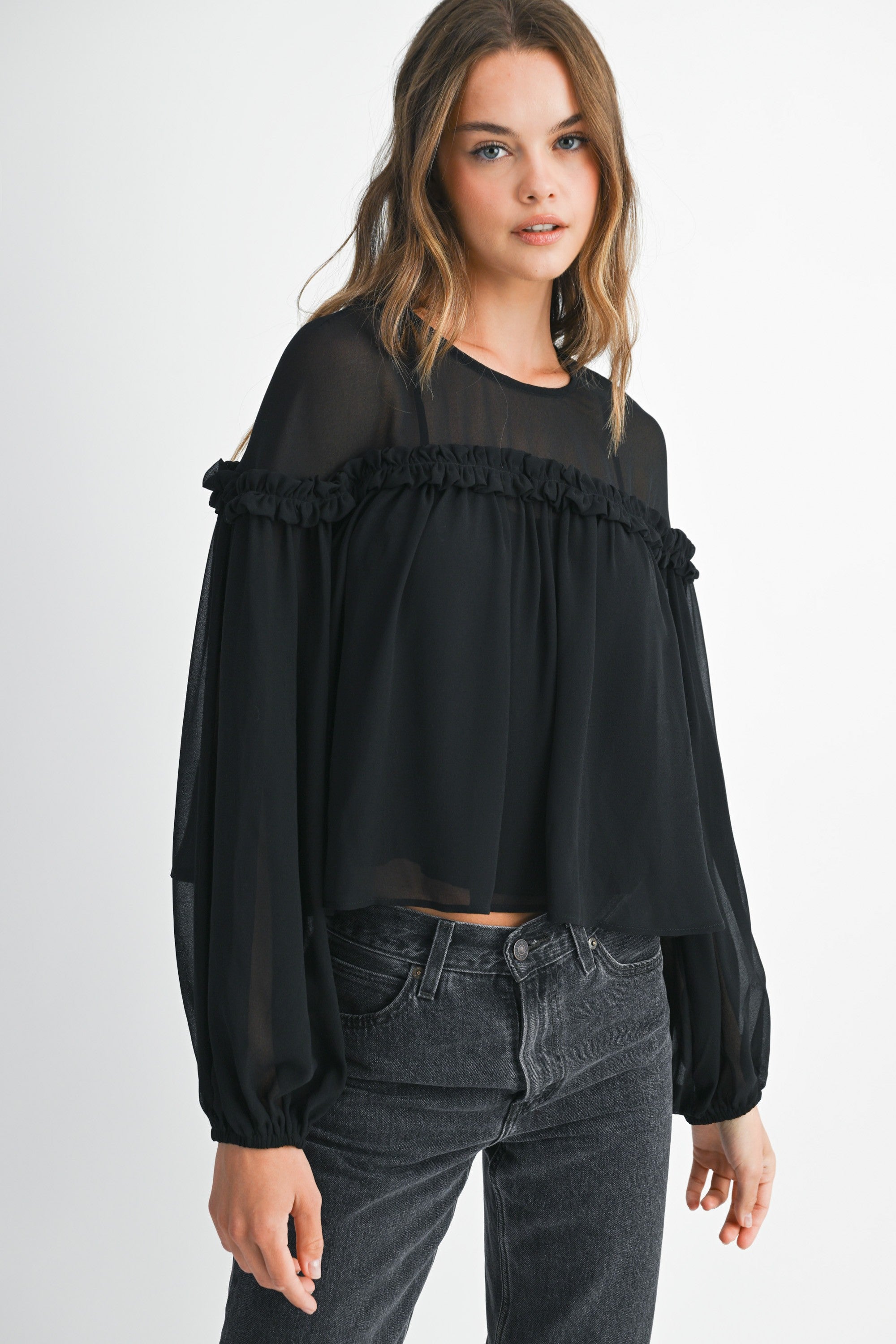 Katrice Top Black