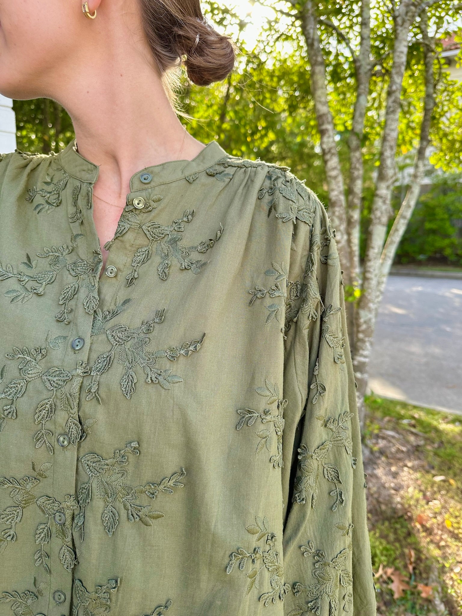 Mila Top Olive