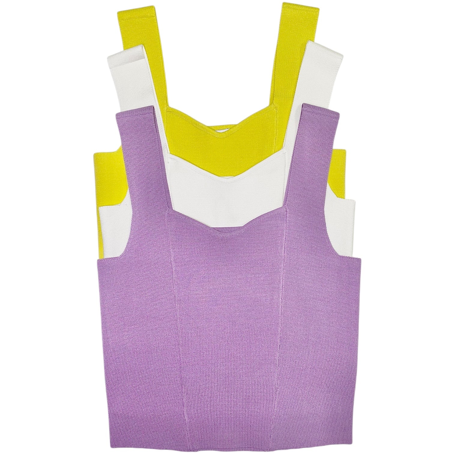 SLVLS Sweater Tank White