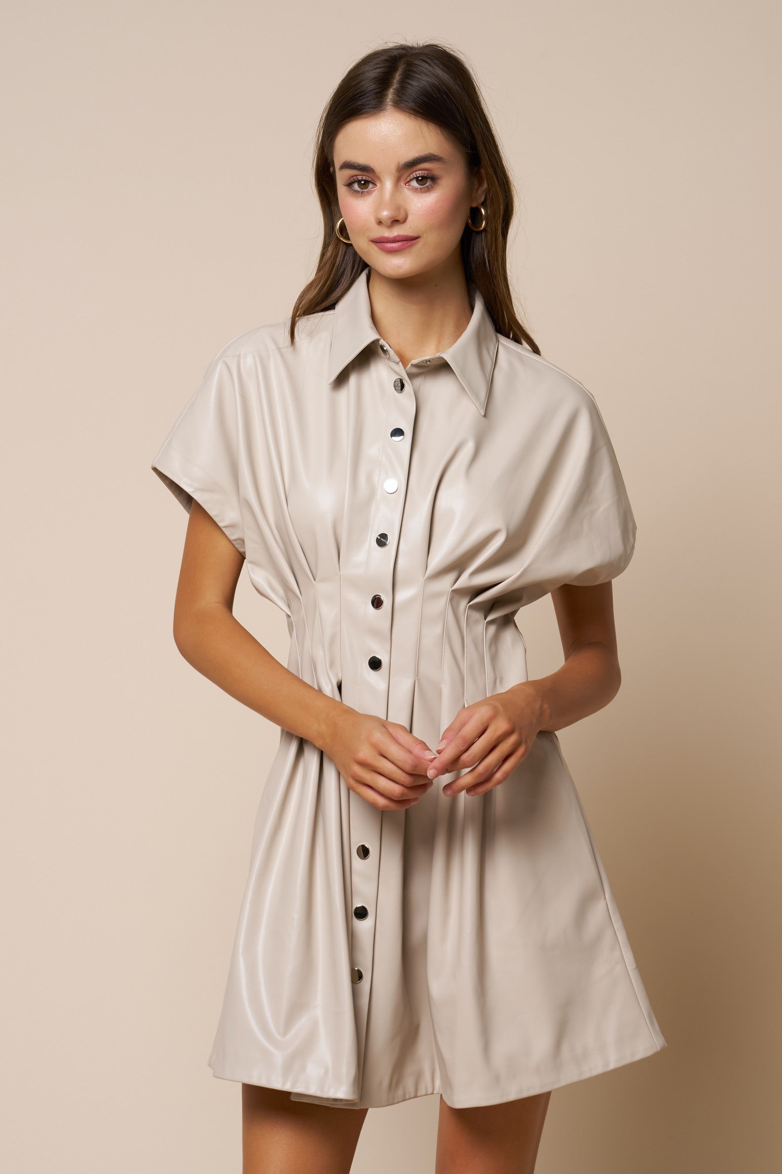 Bobi Dress Ecru