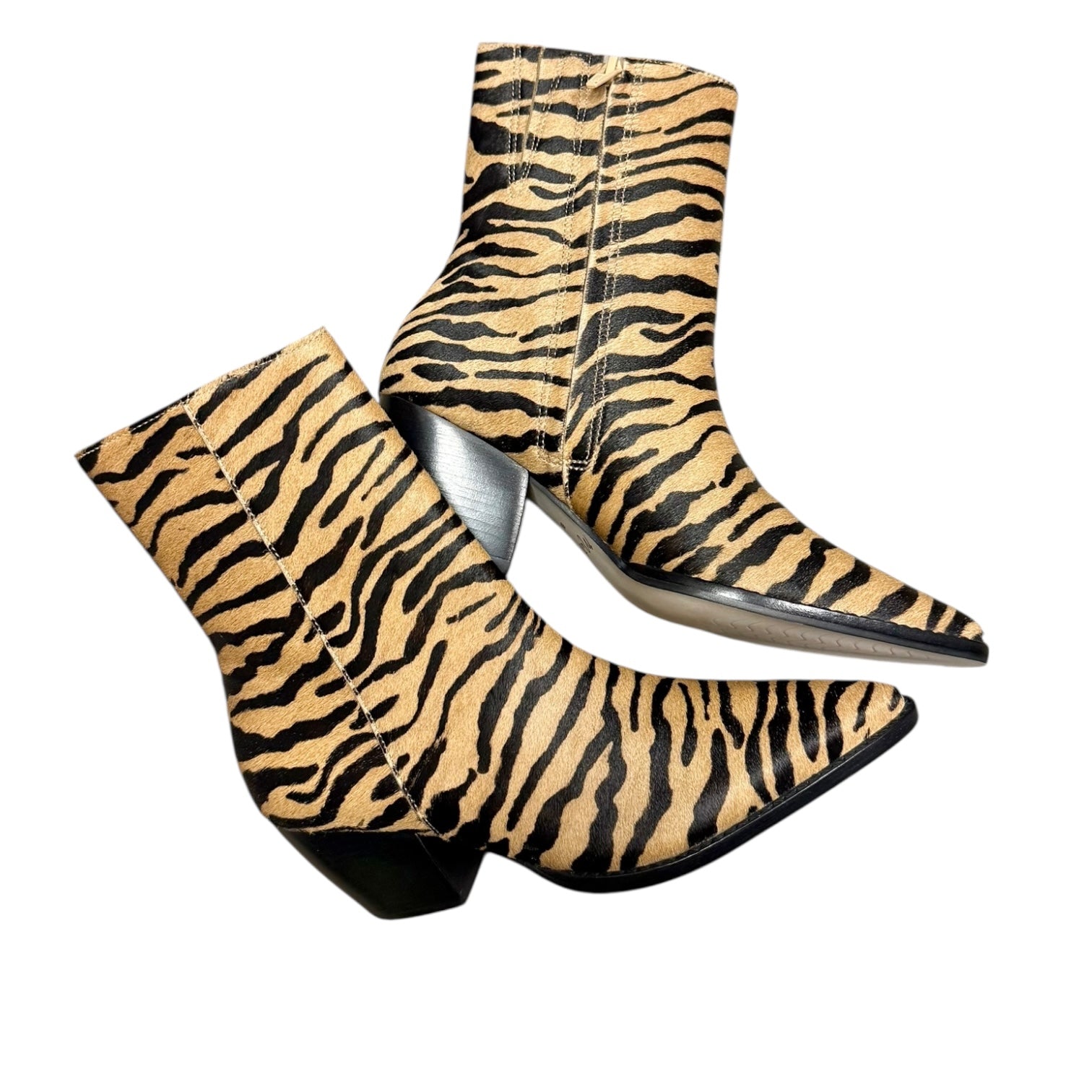 Block Heel Bootie Tiger