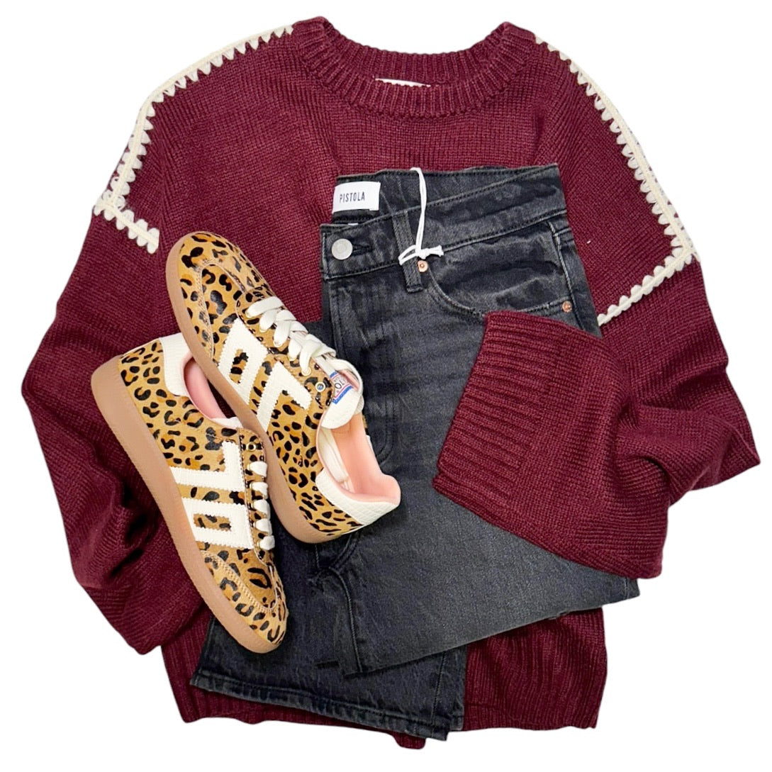 Maggie Whipstitch Sweater