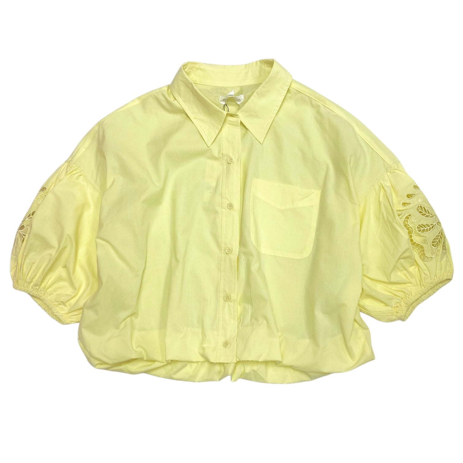 Josefina Bubble SLV Top Lemon
