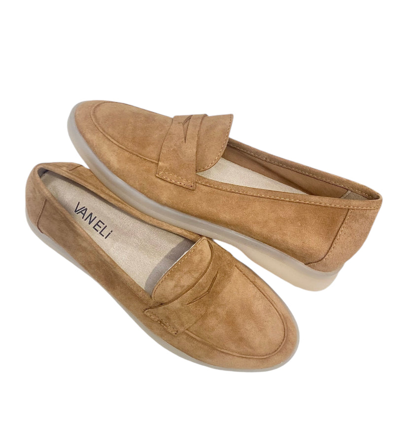 Suede Penny Loafer Cuoio Suede