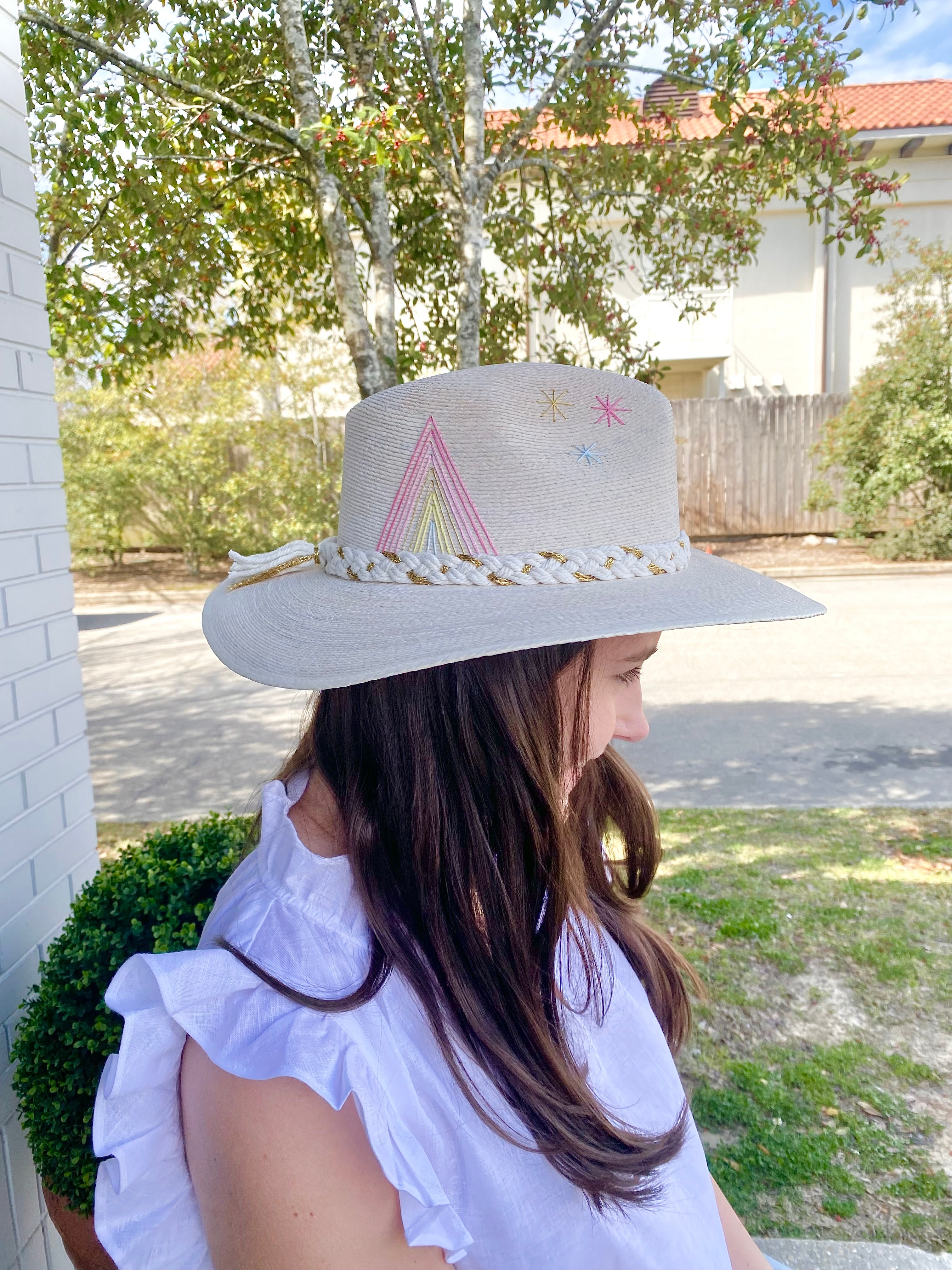 Palm Hat - Triangle Burst