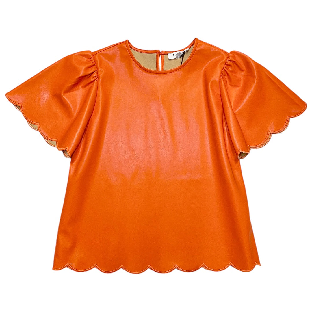 Alexia Leather Top