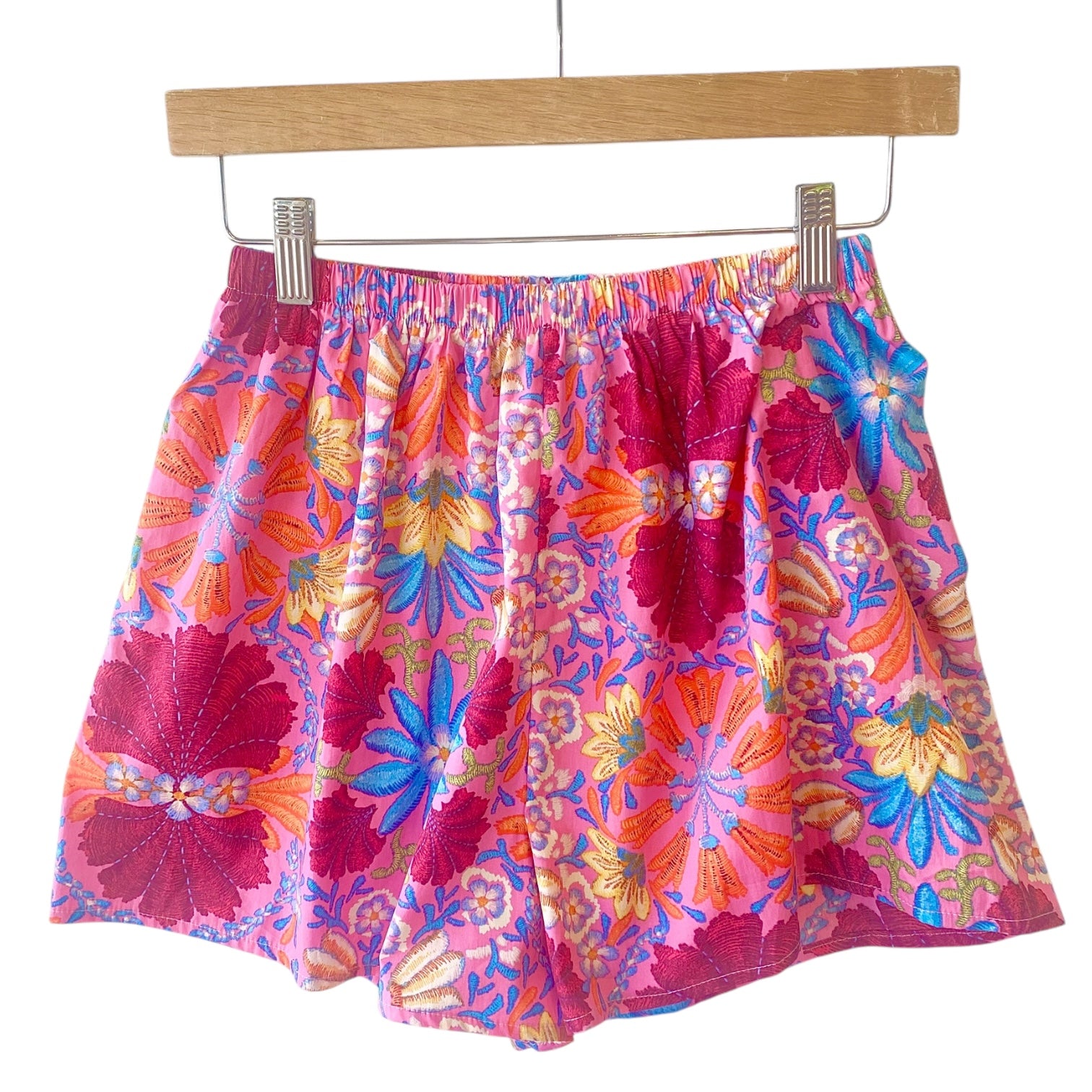 Taya Floral Shorts Pink Multi