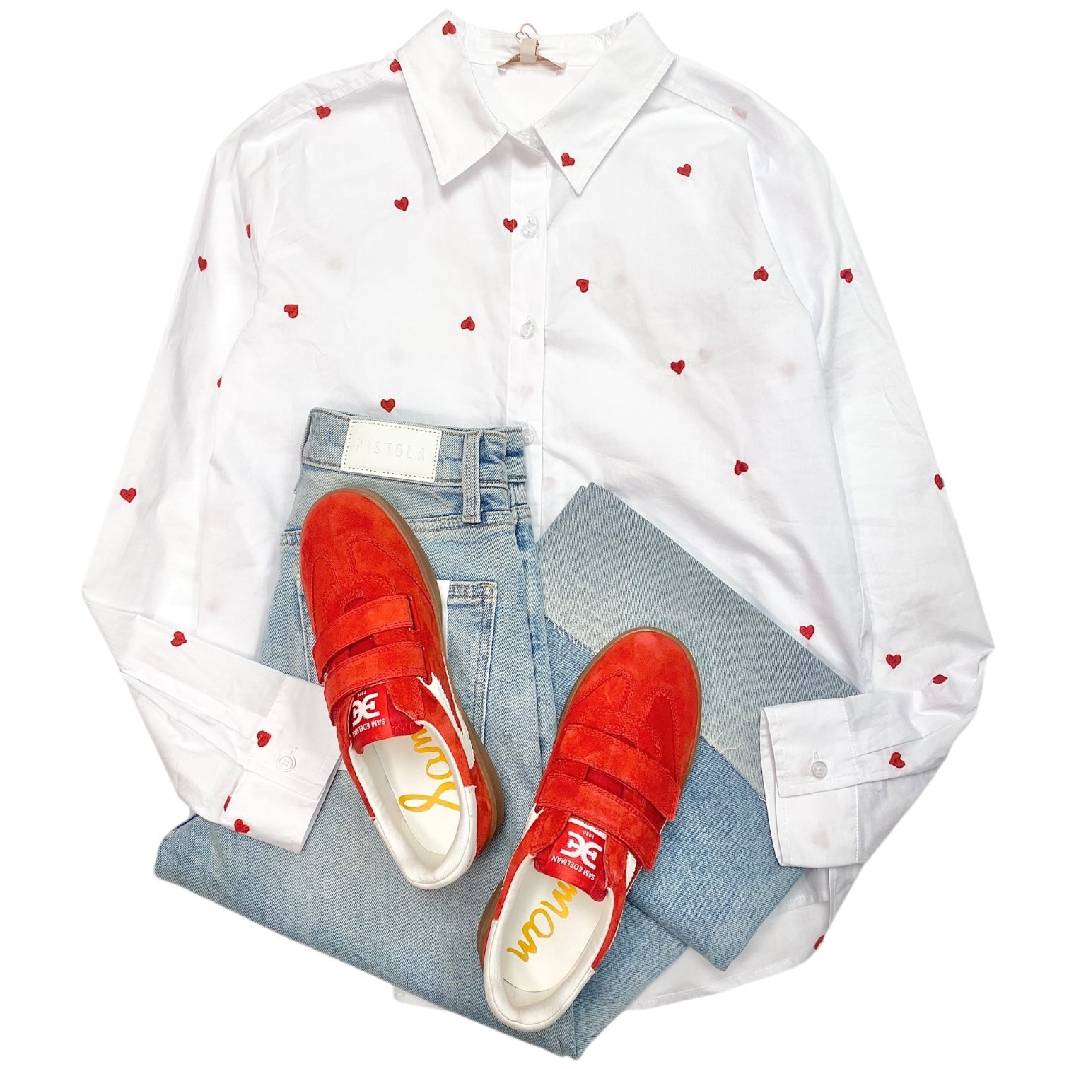 Velcro Sneaker Red