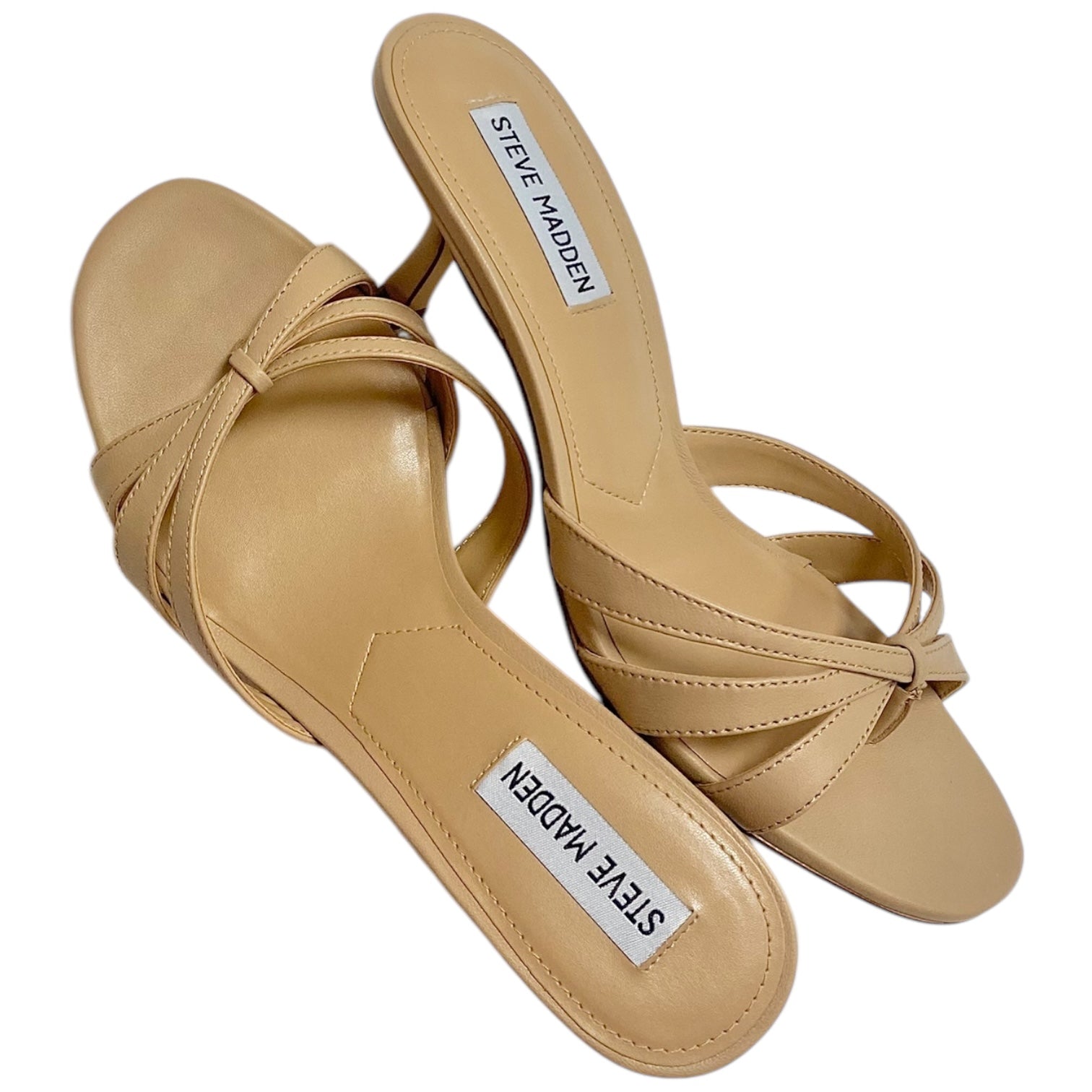 Round Toe Kitten Heel Tan