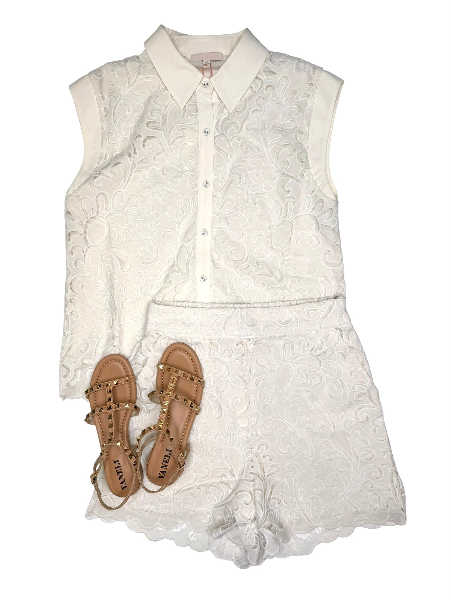 Avery Shorts Ivory