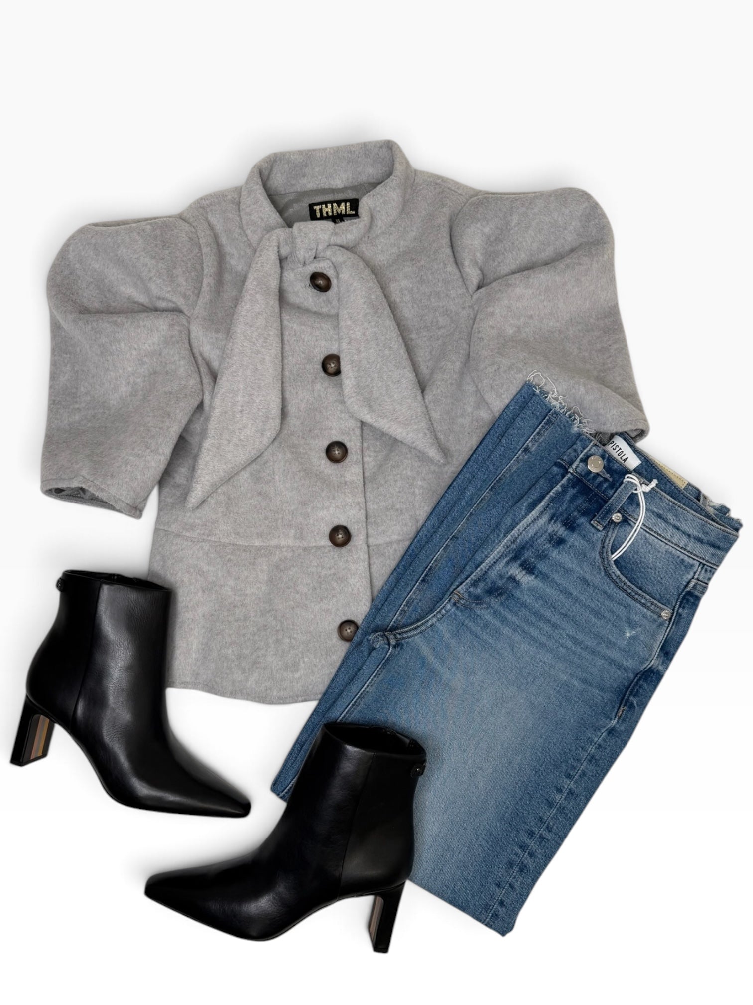 Alexandra Top Grey