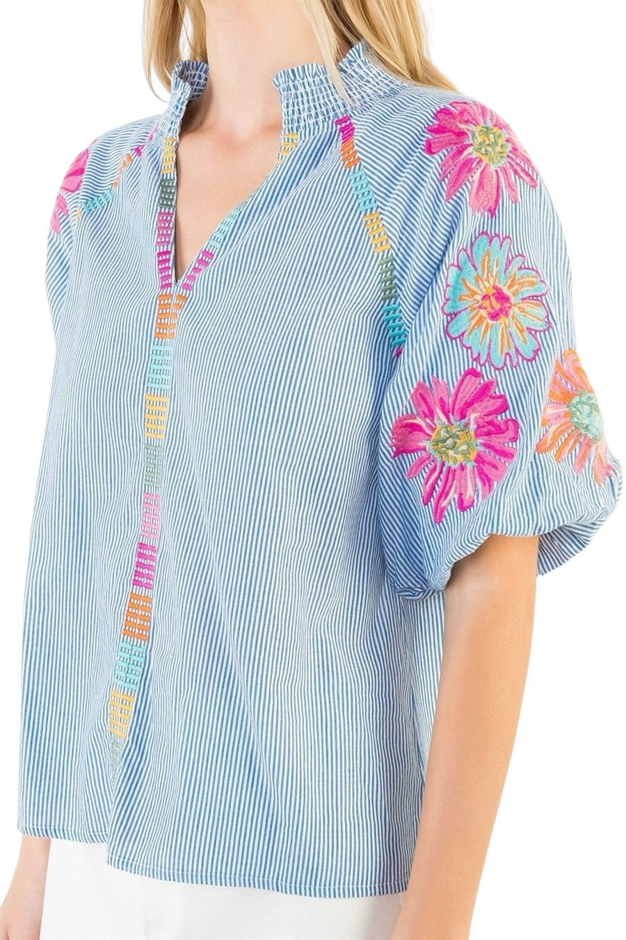Esme Top Blue