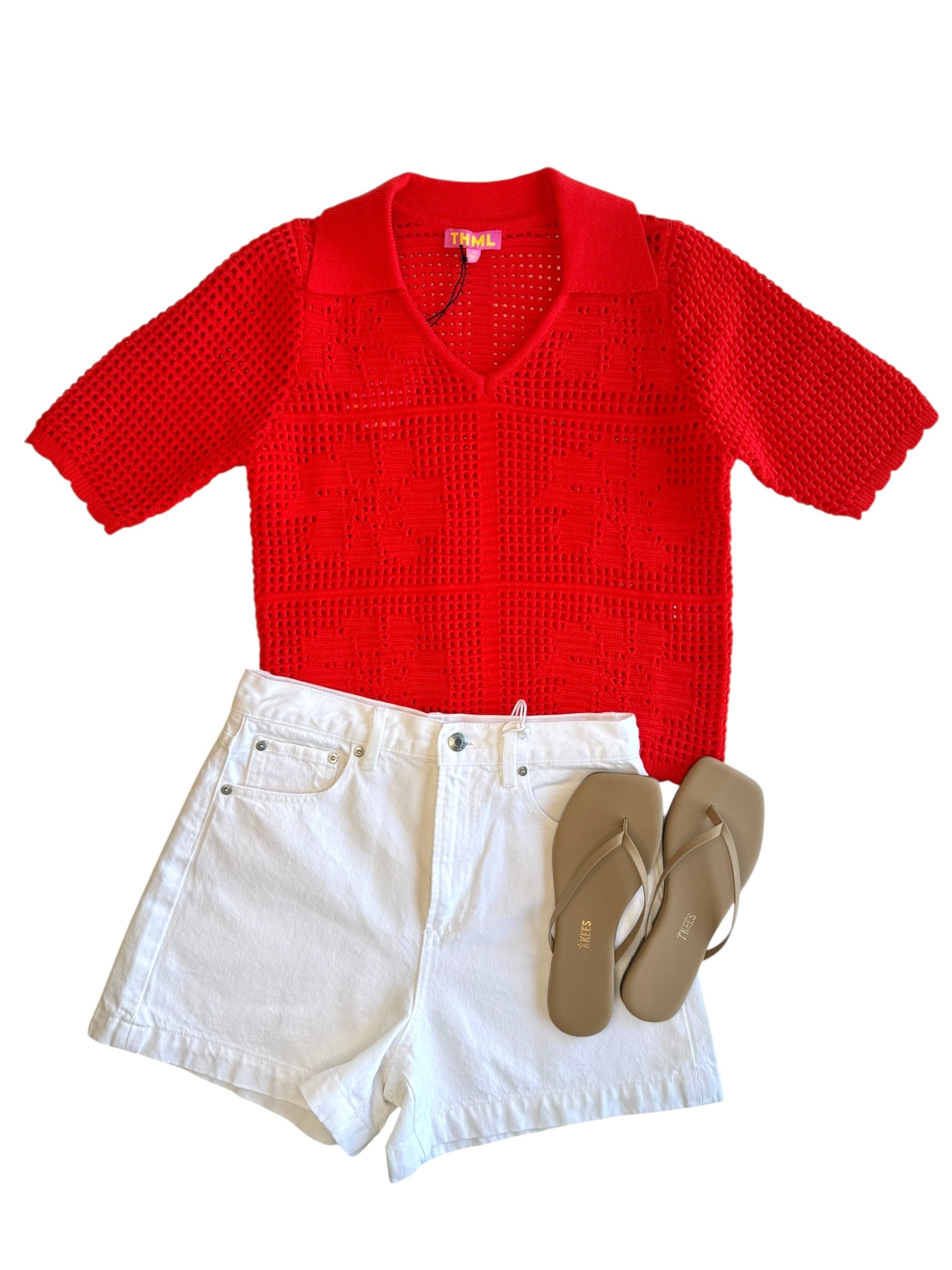 Elle Top Red