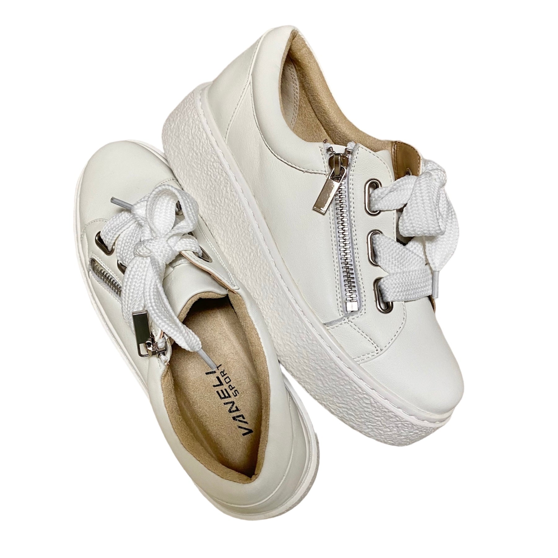 Yucel Laceup Sneaker White Nappa