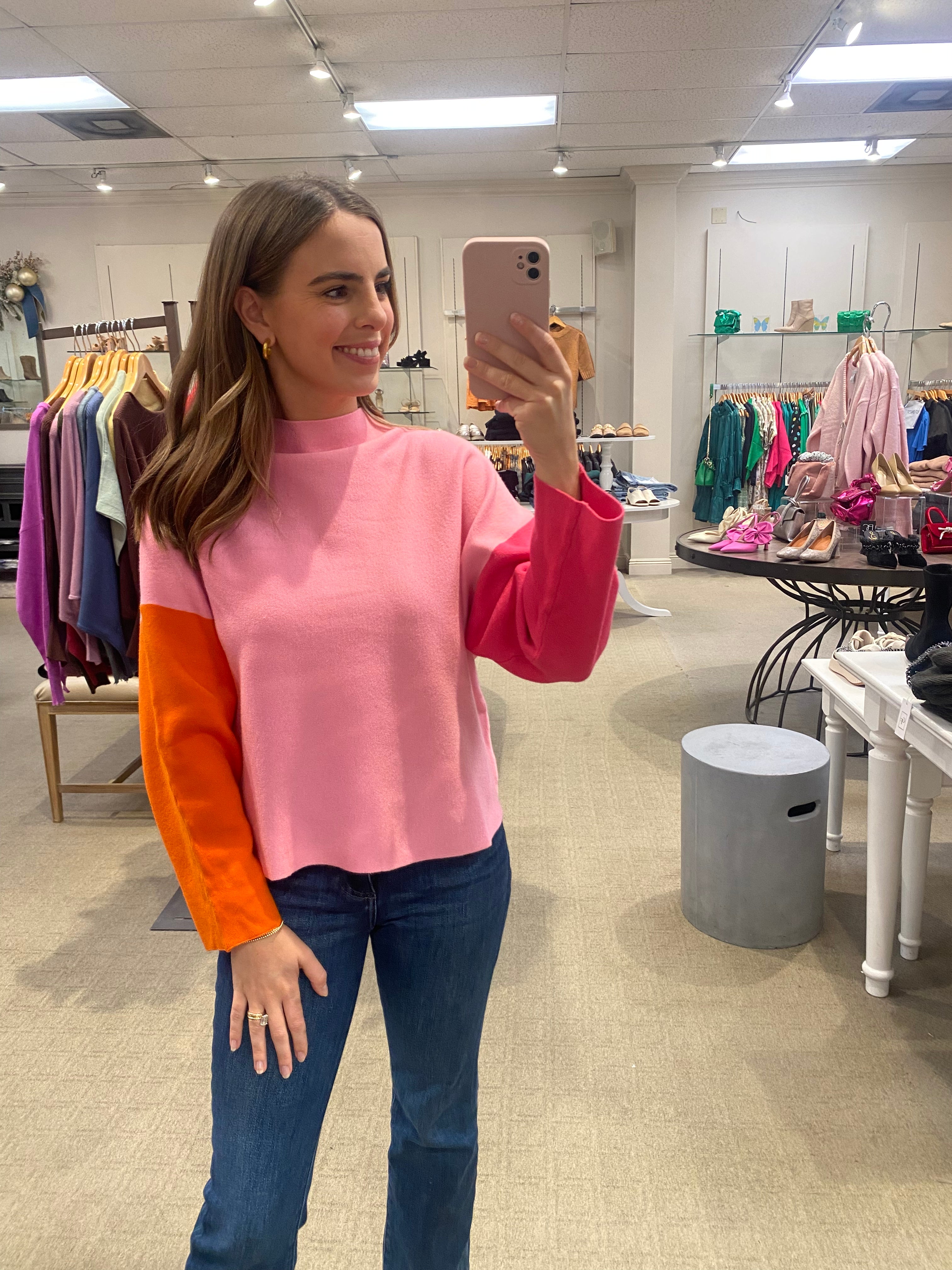 Colorblock Sweater