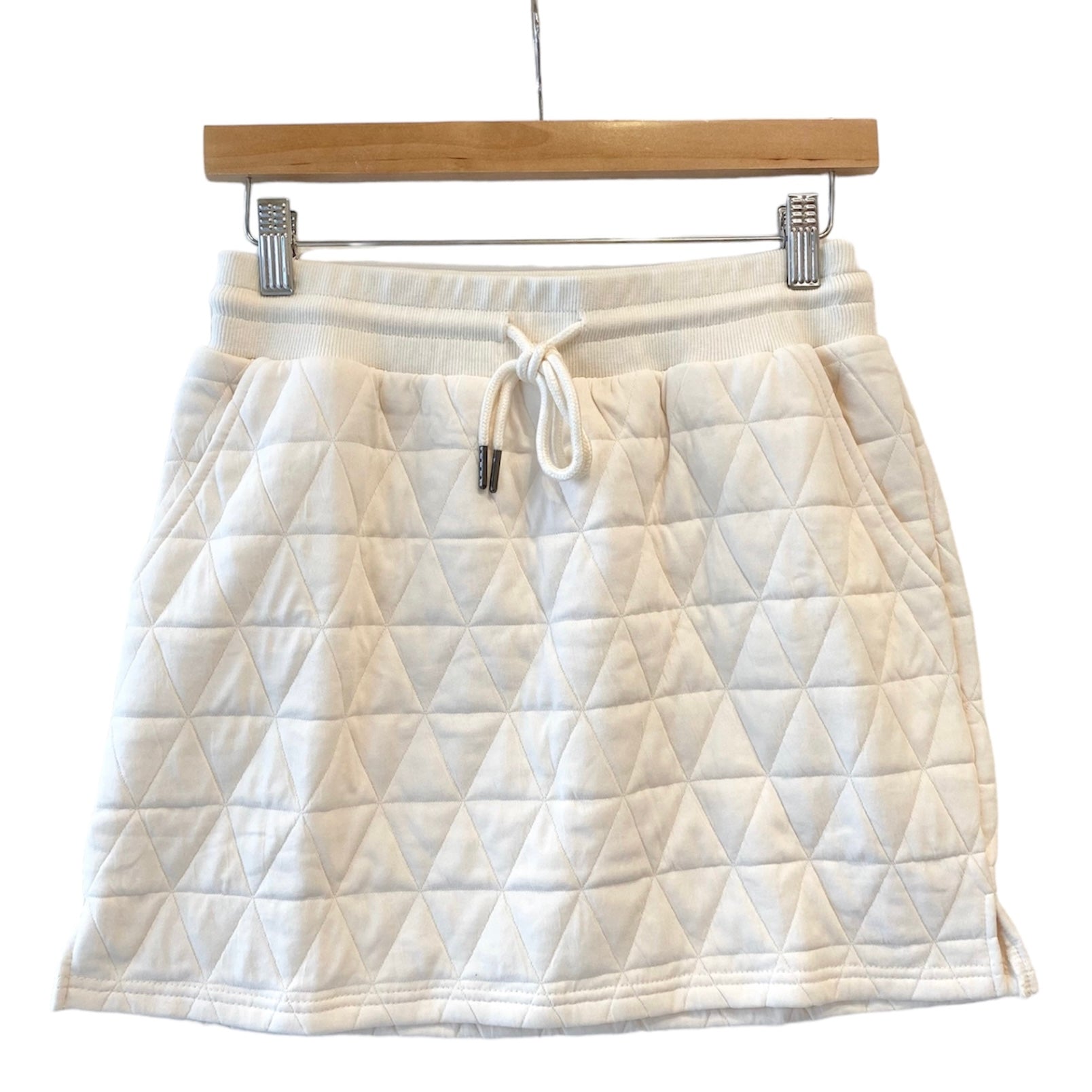 Quilted Skirt Set Ivory